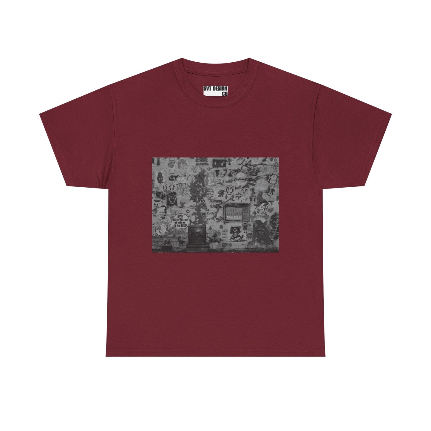 TELEVISION - Unisex Artistic Black & White Design T-Shirt Tee
