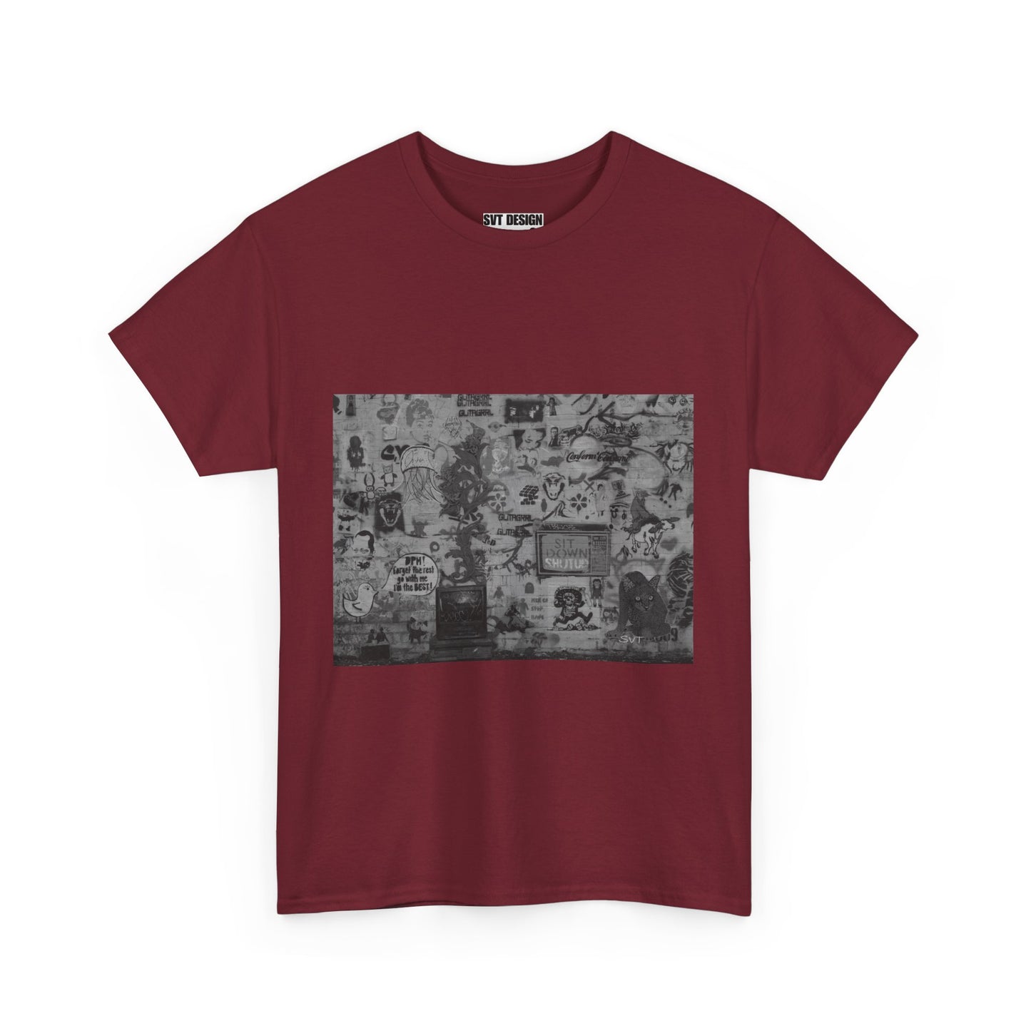 TELEVISION - Unisex Artistic Black & White Design T-Shirt Tee