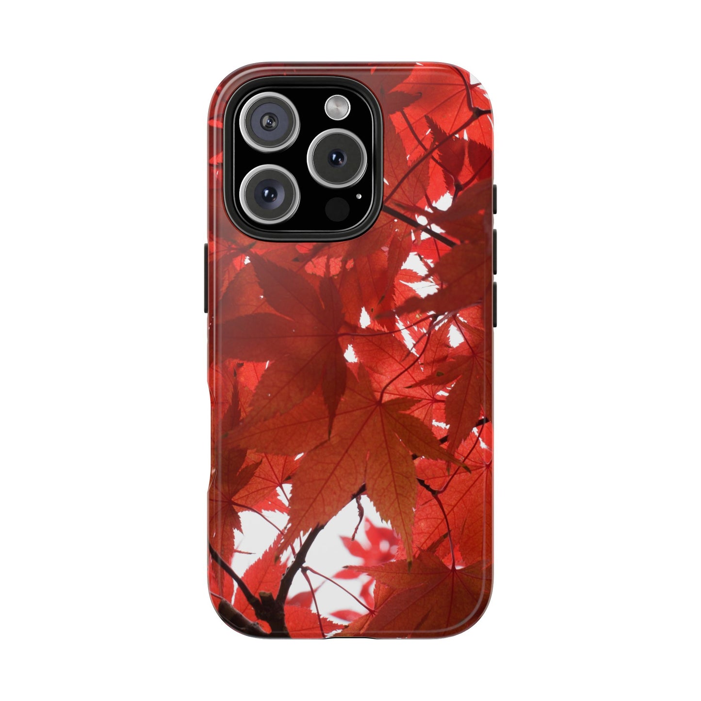 An iPhone or Samsung Tough Phone Case - FALL FOLIAGE - iPhone 16 & 15 - Samsung Galaxy S24 - Durable, Protective Cases for Everyday Adventures, Great for Gifts, Birthdays, Holidays, Original Art Design