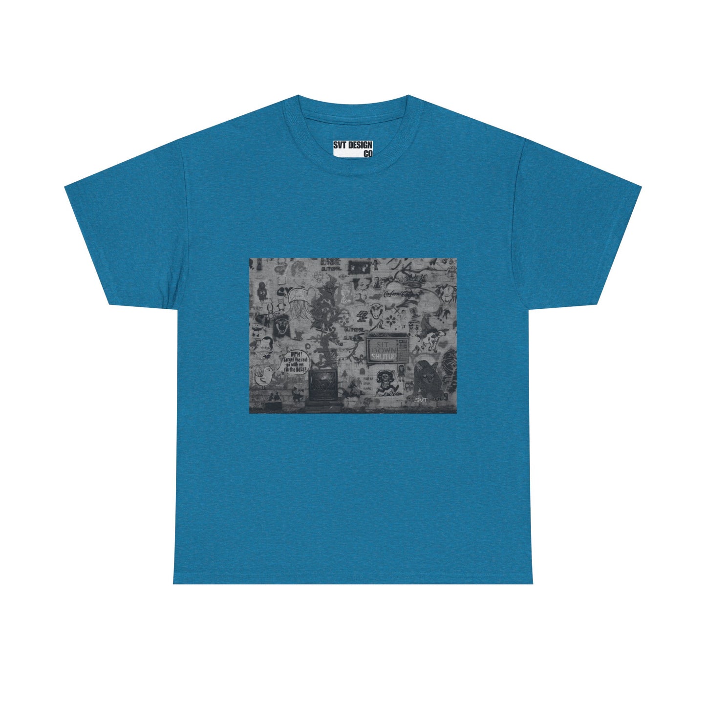 TELEVISION - Unisex Artistic Black & White Design T-Shirt Tee