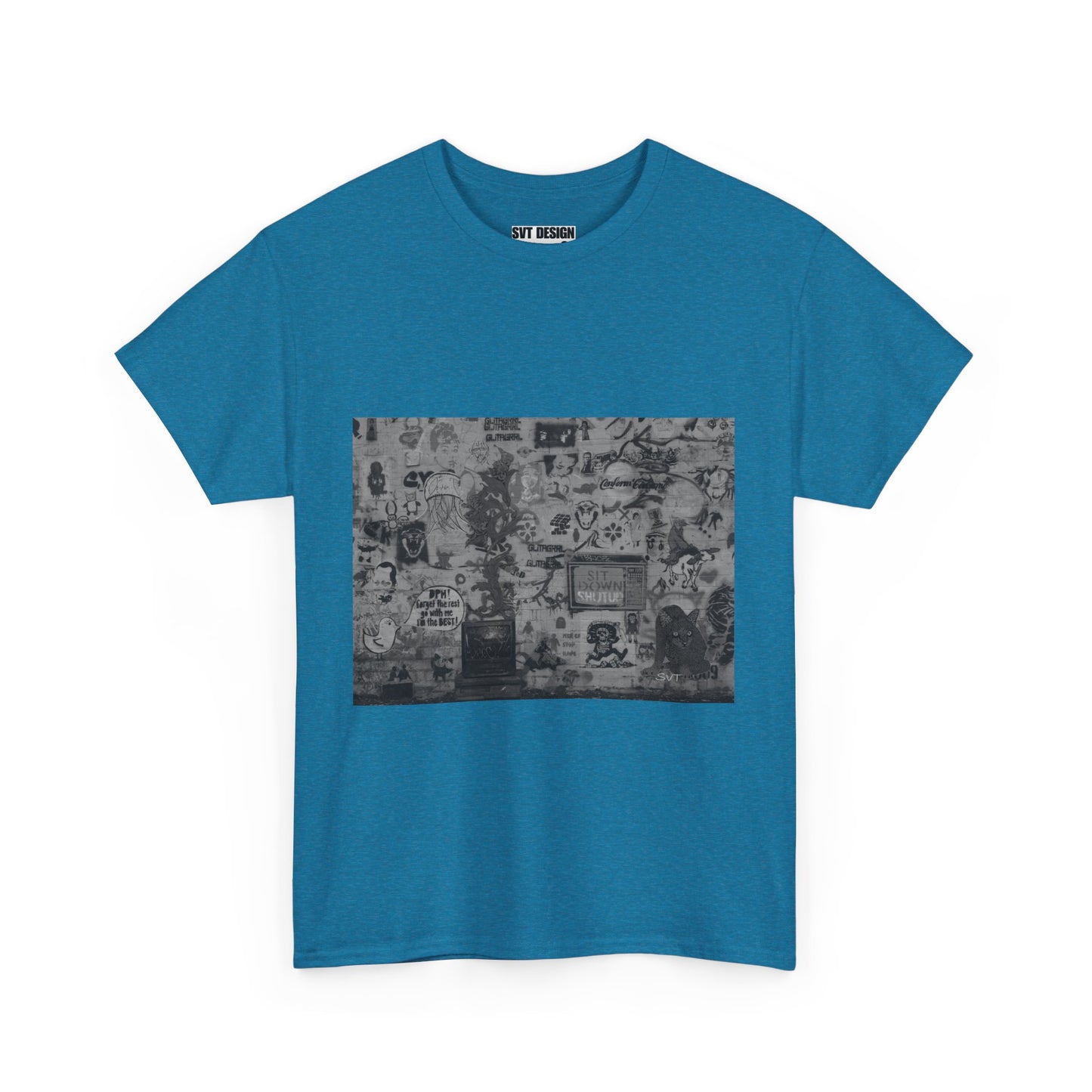 TELEVISION - Unisex Artistic Black & White Design T-Shirt Tee