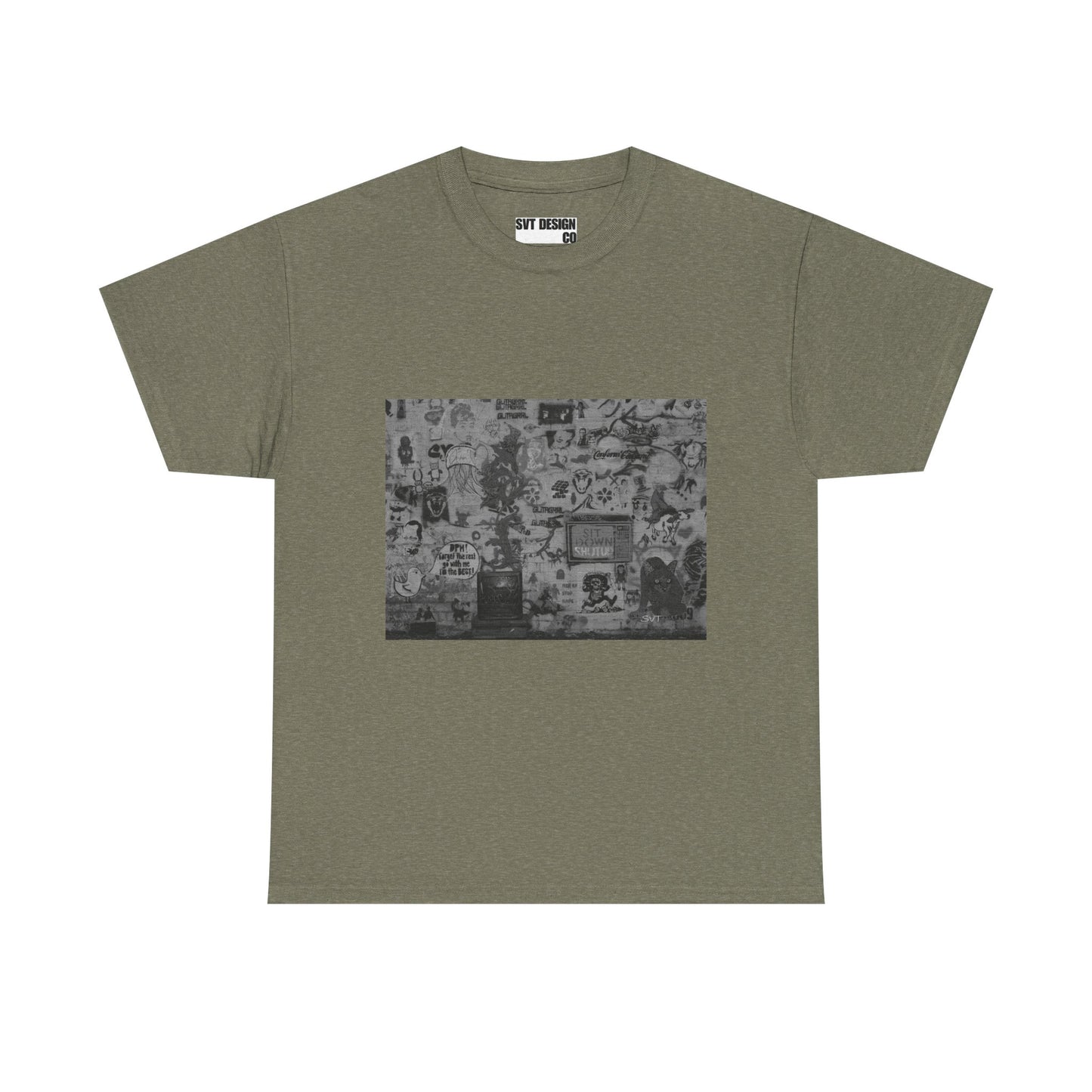 TELEVISION - Unisex Artistic Black & White Design T-Shirt Tee