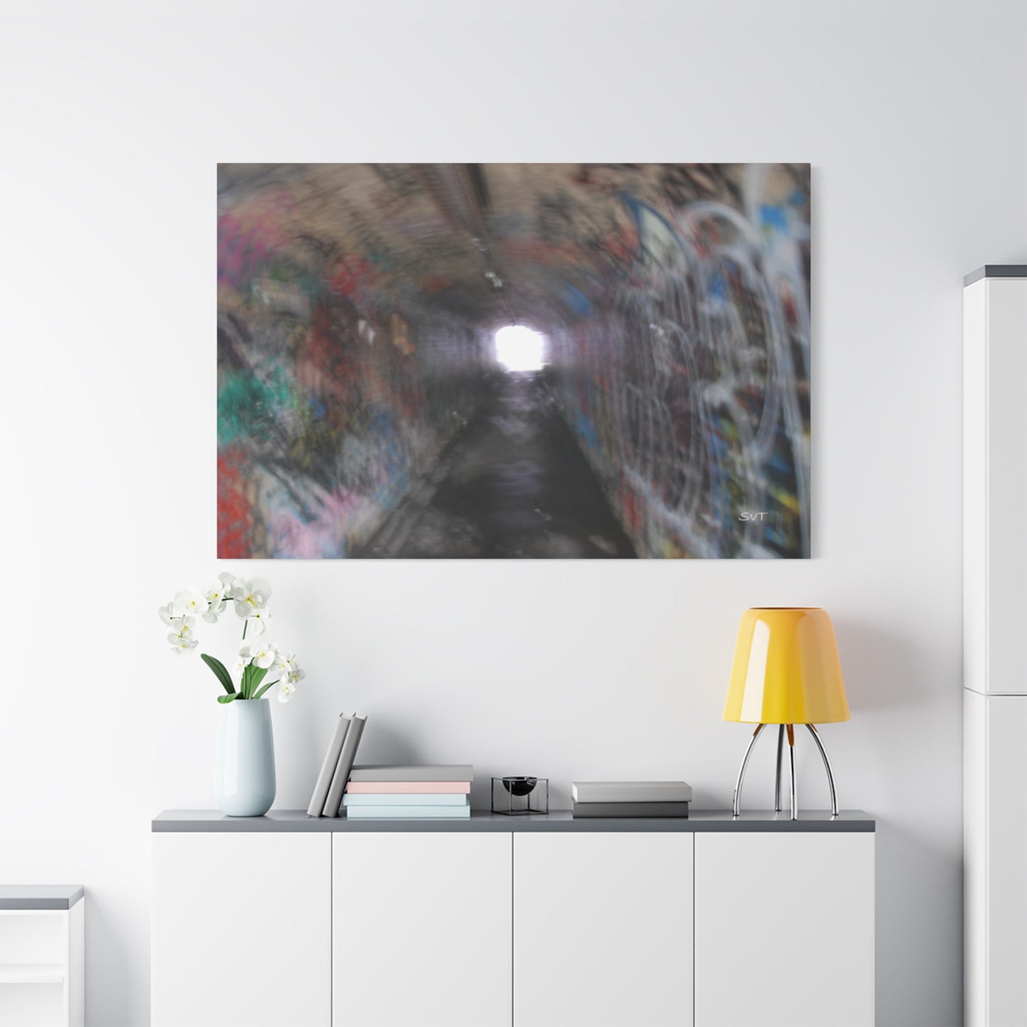 THE LIGHT AT THE END OF THE TUNNEL - Matte Canvas, Stretched, 1.25"
