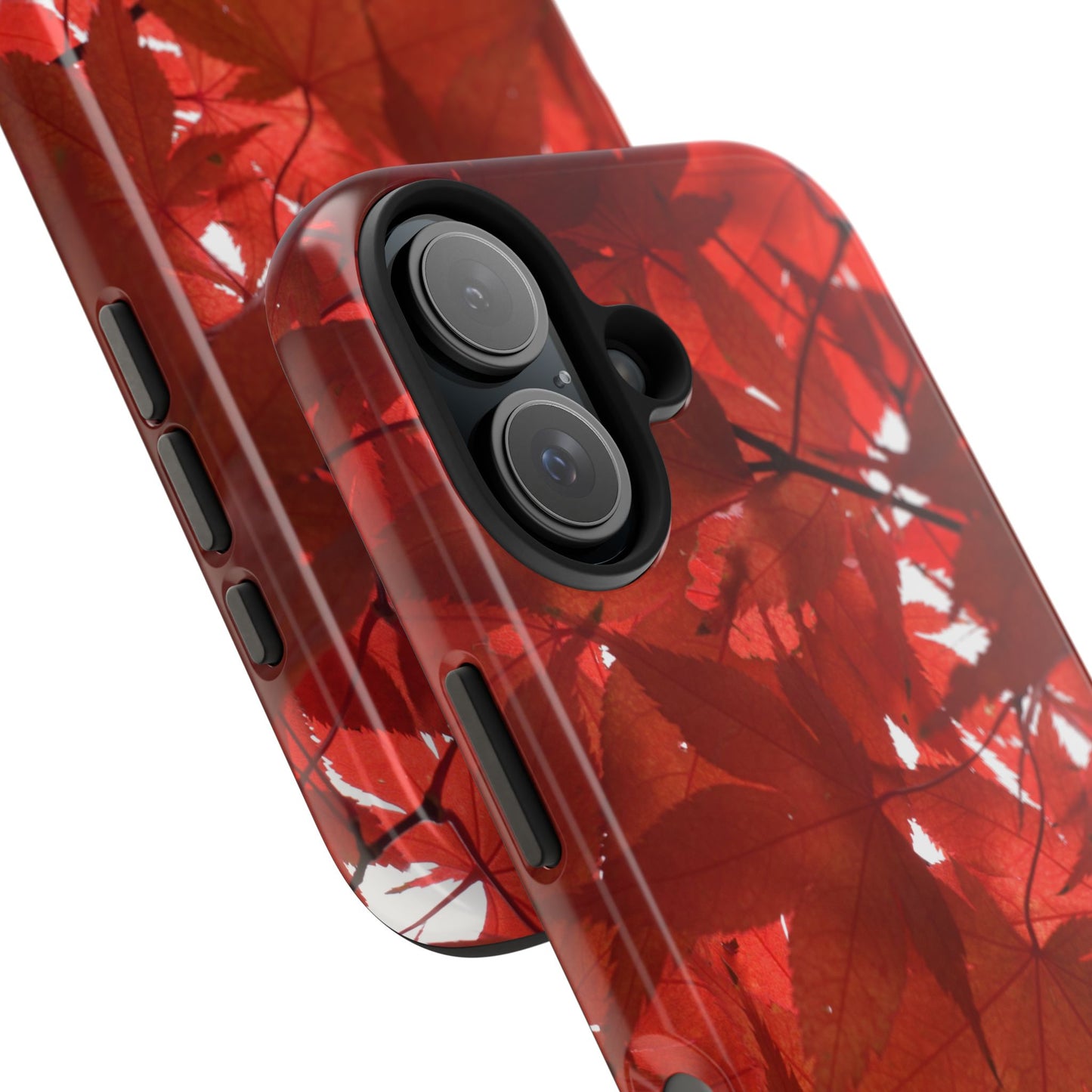 An iPhone or Samsung Tough Phone Case - FALL FOLIAGE - iPhone 16 & 15 - Samsung Galaxy S24 - Durable, Protective Cases for Everyday Adventures, Great for Gifts, Birthdays, Holidays, Original Art Design
