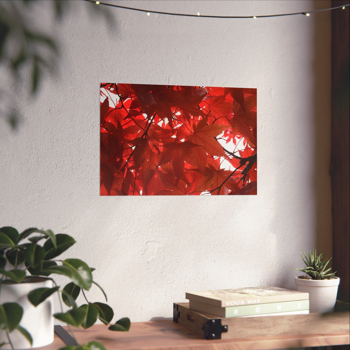 FALL FOLIAGE - Matte Poster, Wall Art, Home Decor, Seasonal Decoration, Gift for Nature Lovers, Fall Artwork