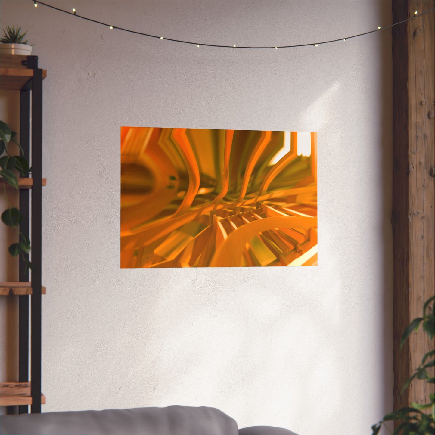 BEAMS - Matte Poster, Wall Art, Home Decor, Seasonal Decoration, Gift for Nature Lovers, Fall Artwork