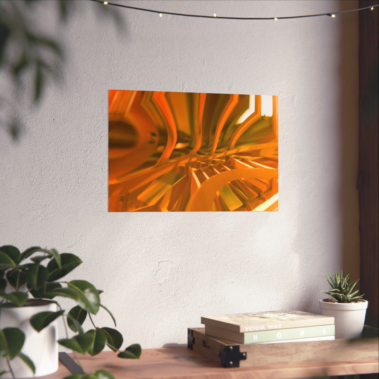 BEAMS - Matte Poster, Wall Art, Home Decor, Seasonal Decoration, Gift for Nature Lovers, Fall Artwork