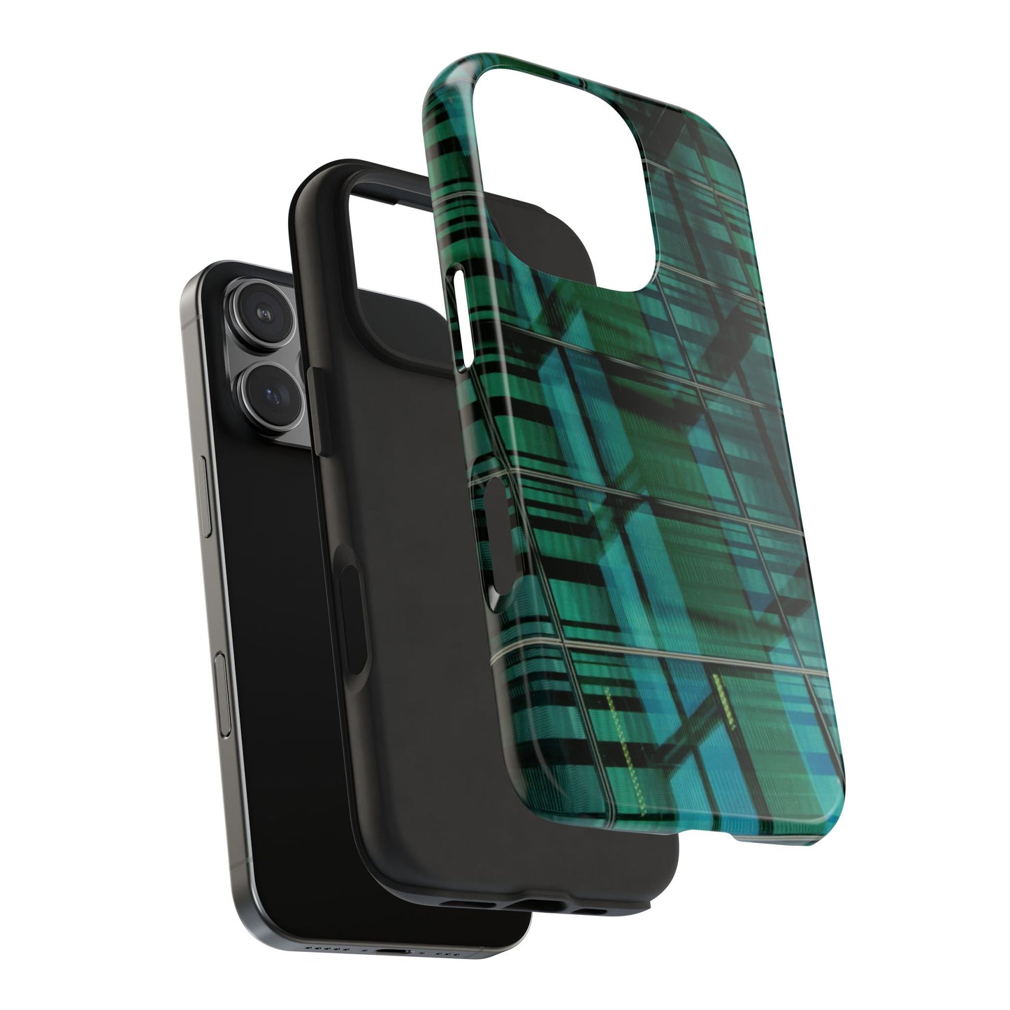 An iPhone or Samsung Tough Phone Case - GLASS - iPhone 16 & 15 - Samsung Galaxy S24 - Durable, Protective Cases for Everyday Adventures, Great for Gifts, Birthdays, Holidays, Original Art Design