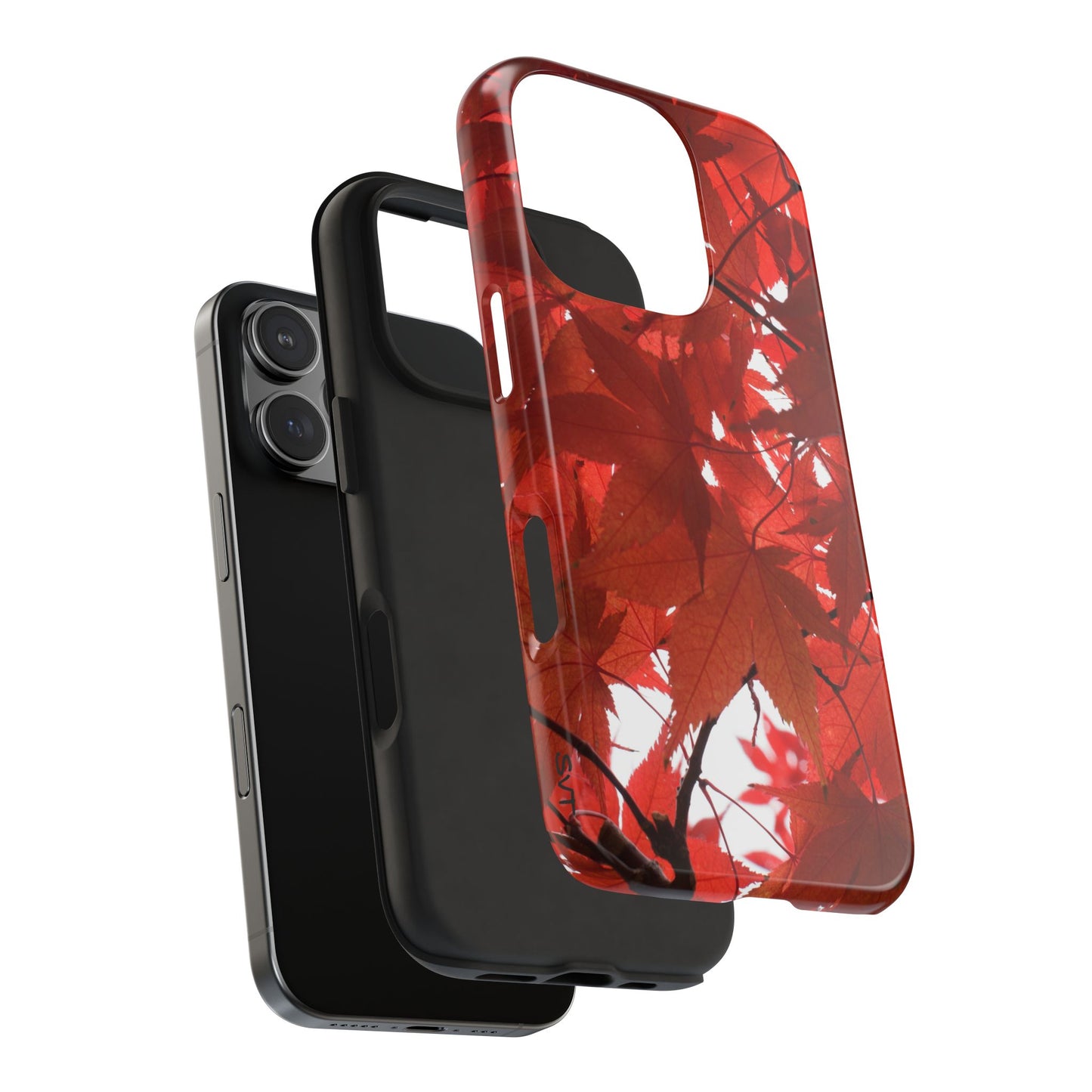 An iPhone or Samsung Tough Phone Case - FALL FOLIAGE - iPhone 16 & 15 - Samsung Galaxy S24 - Durable, Protective Cases for Everyday Adventures, Great for Gifts, Birthdays, Holidays, Original Art Design