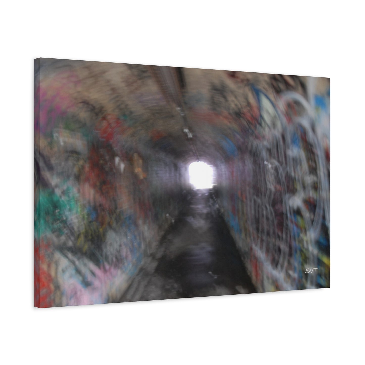 THE LIGHT AT THE END OF THE TUNNEL - Matte Canvas, Stretched, 1.25"