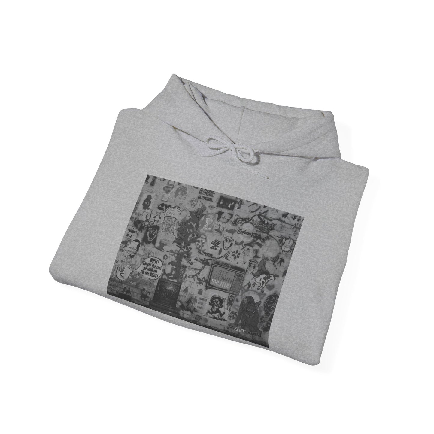 TELEVISION - Hooded Hoodie Sweatshirt - Cozy Unisex Pullover Jumper for Positive Vibes, Gift for Friends, Everyday Comfort, Self-Expression