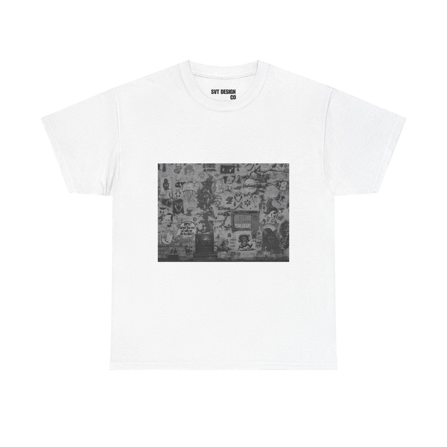 TELEVISION - Unisex Artistic Black & White Design T-Shirt Tee