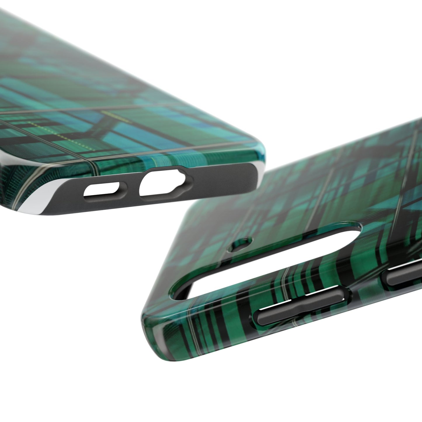 An iPhone or Samsung Tough Phone Case - GLASS - iPhone 16 & 15 - Samsung Galaxy S24 - Durable, Protective Cases for Everyday Adventures, Great for Gifts, Birthdays, Holidays, Original Art Design