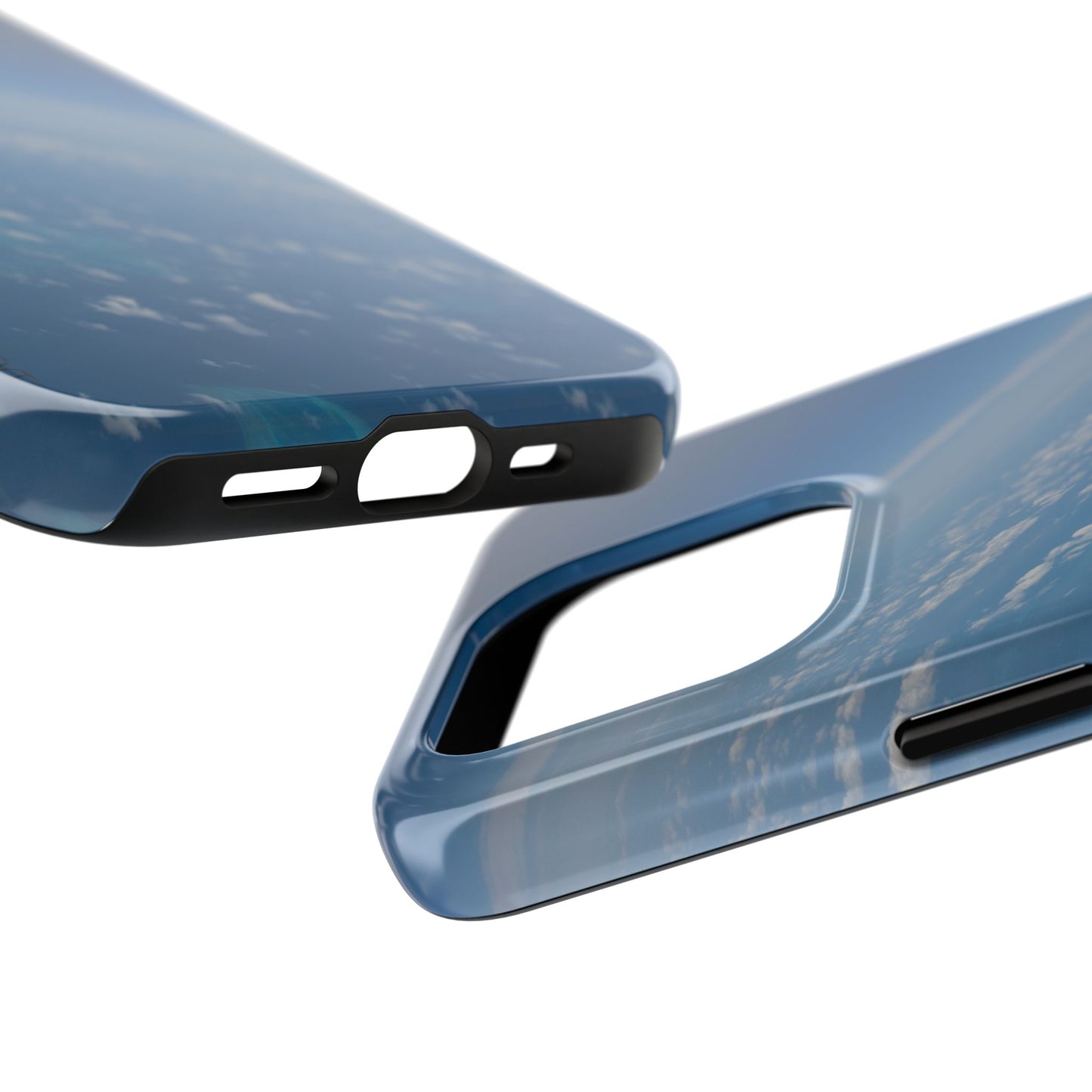 An iPhone or Samsung Tough Phone Case - SKY - iPhone 16 & 15 - Samsung Galaxy S24 - Durable, Protective Cases for Everyday Adventures, Great for Gifts, Birthdays, Holidays, Original Art Design
