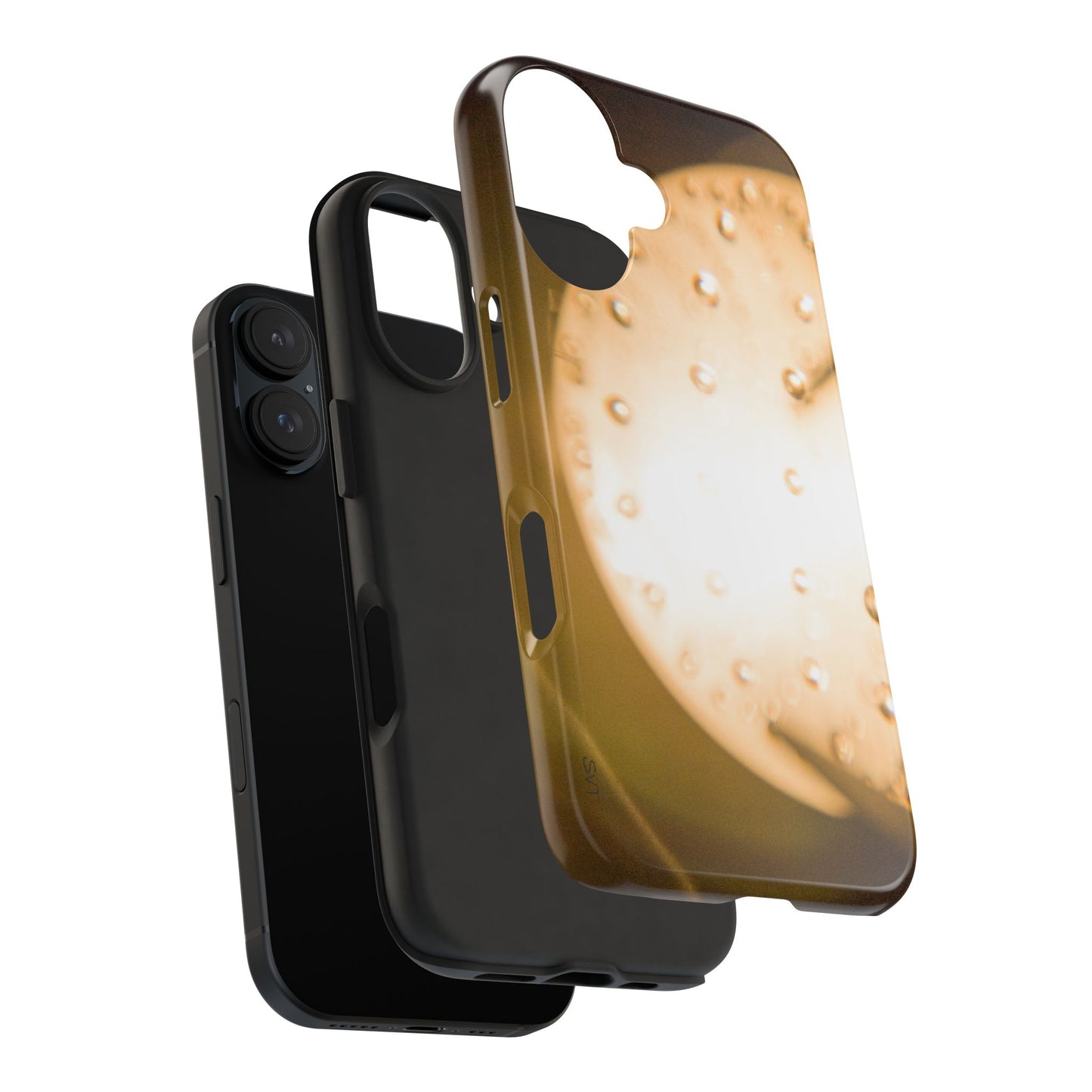 An iPhone or  Samsung Tough Phone Case - SUN GLOBE - iPhone 16 & 15 - Samsung Galaxy S24 - Durable, Protective Cases for Everyday Adventures, Great for Gifts, Birthdays, Holidays, Original Art Design