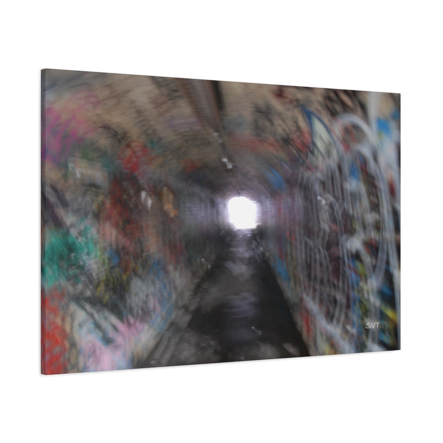 THE LIGHT AT THE END OF THE TUNNEL - Matte Canvas, Stretched, 1.25"