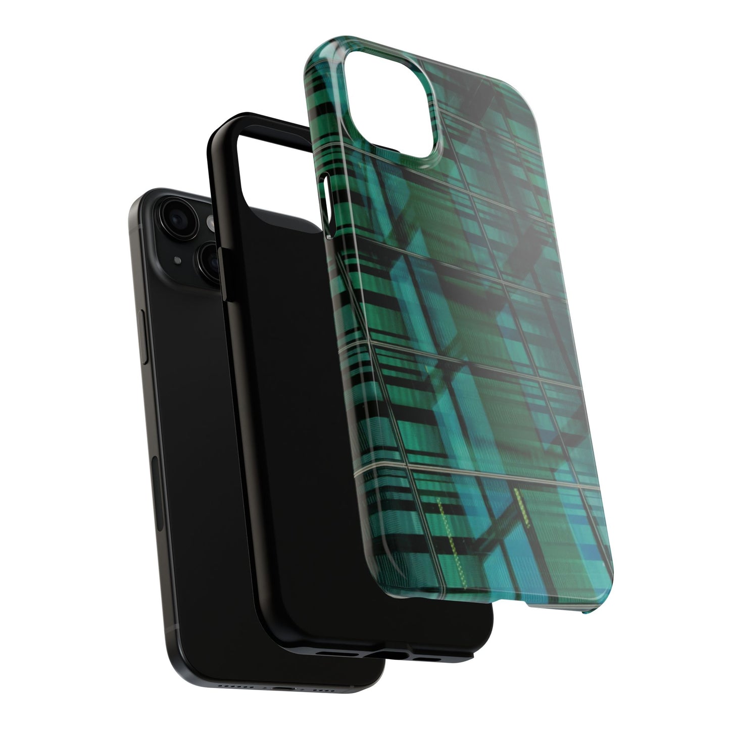 An iPhone or Samsung Tough Phone Case - GLASS - iPhone 16 & 15 - Samsung Galaxy S24 - Durable, Protective Cases for Everyday Adventures, Great for Gifts, Birthdays, Holidays, Original Art Design