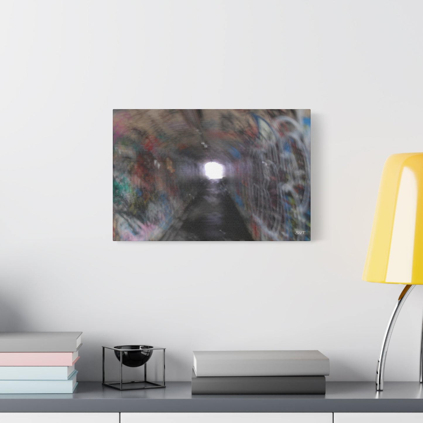 THE LIGHT AT THE END OF THE TUNNEL - Matte Canvas, Stretched, 1.25"