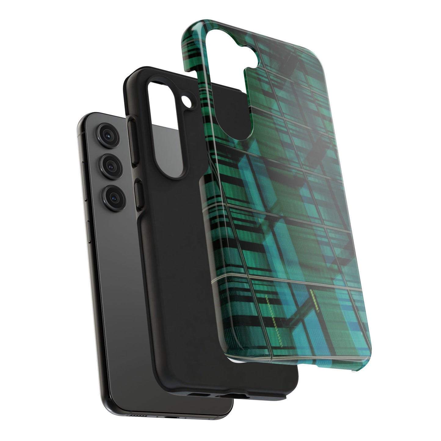 An iPhone or Samsung Tough Phone Case - GLASS - iPhone 16 & 15 - Samsung Galaxy S24 - Durable, Protective Cases for Everyday Adventures, Great for Gifts, Birthdays, Holidays, Original Art Design