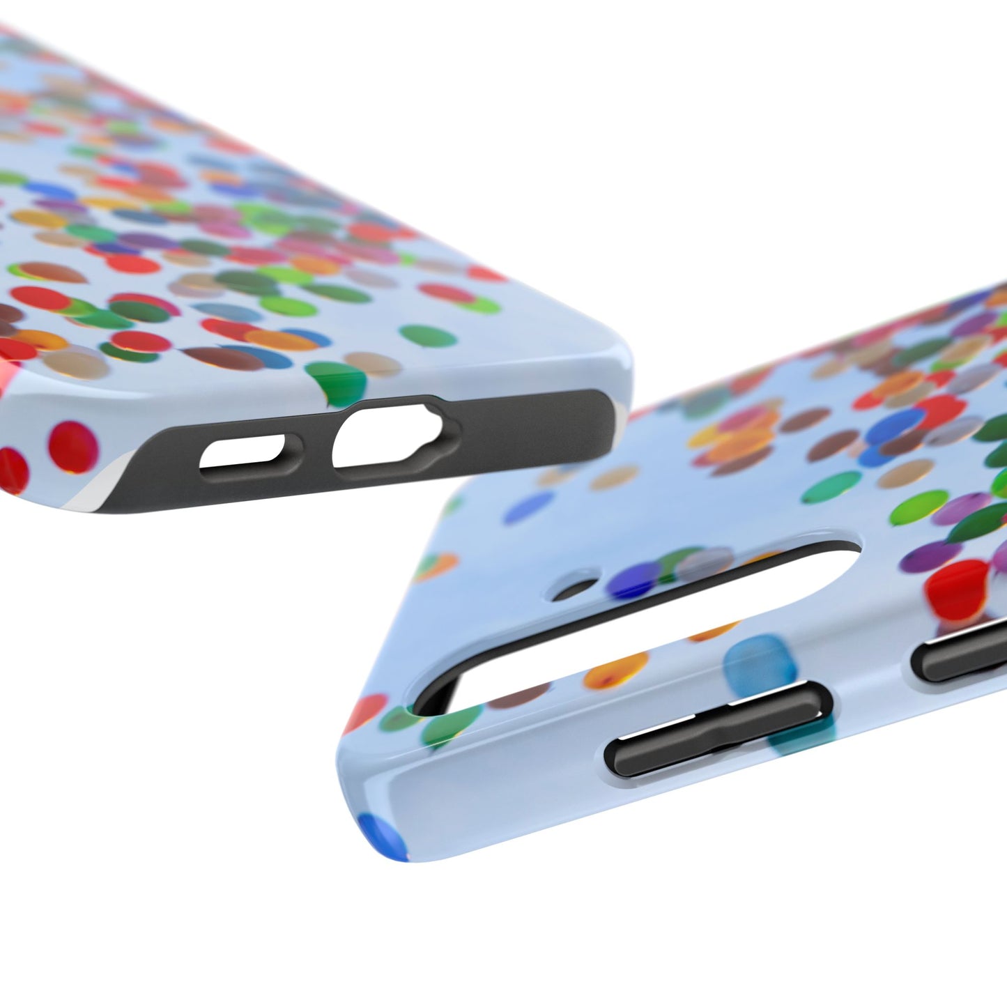 An iPhone or Samsung Tough Phone Case - BALLOONS - iPhone 16 & 15 - Samsung Galaxy S24 - Durable, Protective Cases for Everyday Adventures, Great for Gifts, Birthdays, Holidays, Original Art Design