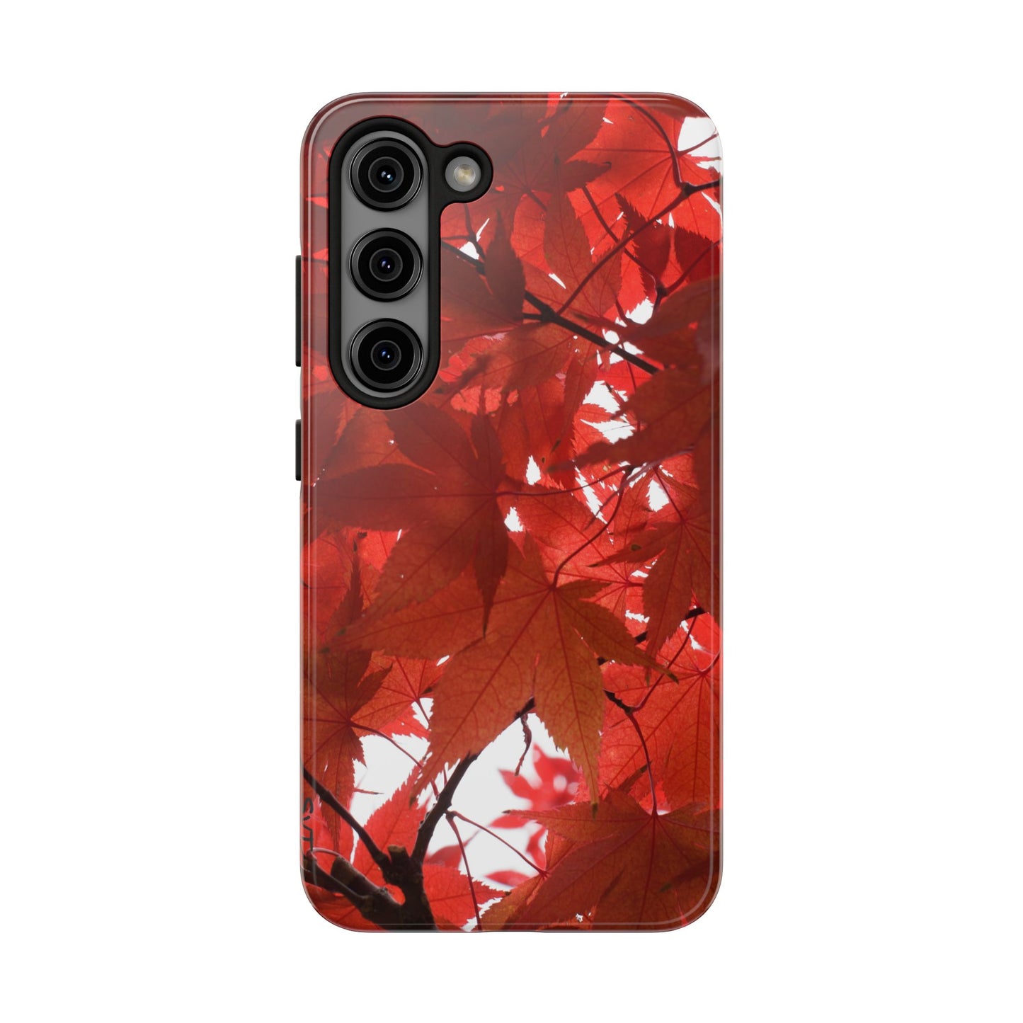 An iPhone or Samsung Tough Phone Case - FALL FOLIAGE - iPhone 16 & 15 - Samsung Galaxy S24 - Durable, Protective Cases for Everyday Adventures, Great for Gifts, Birthdays, Holidays, Original Art Design
