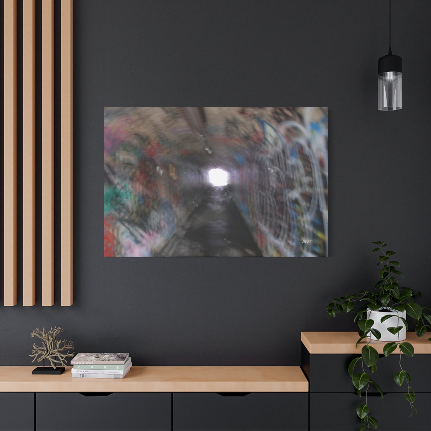 THE LIGHT AT THE END OF THE TUNNEL - Matte Canvas, Stretched, 1.25"