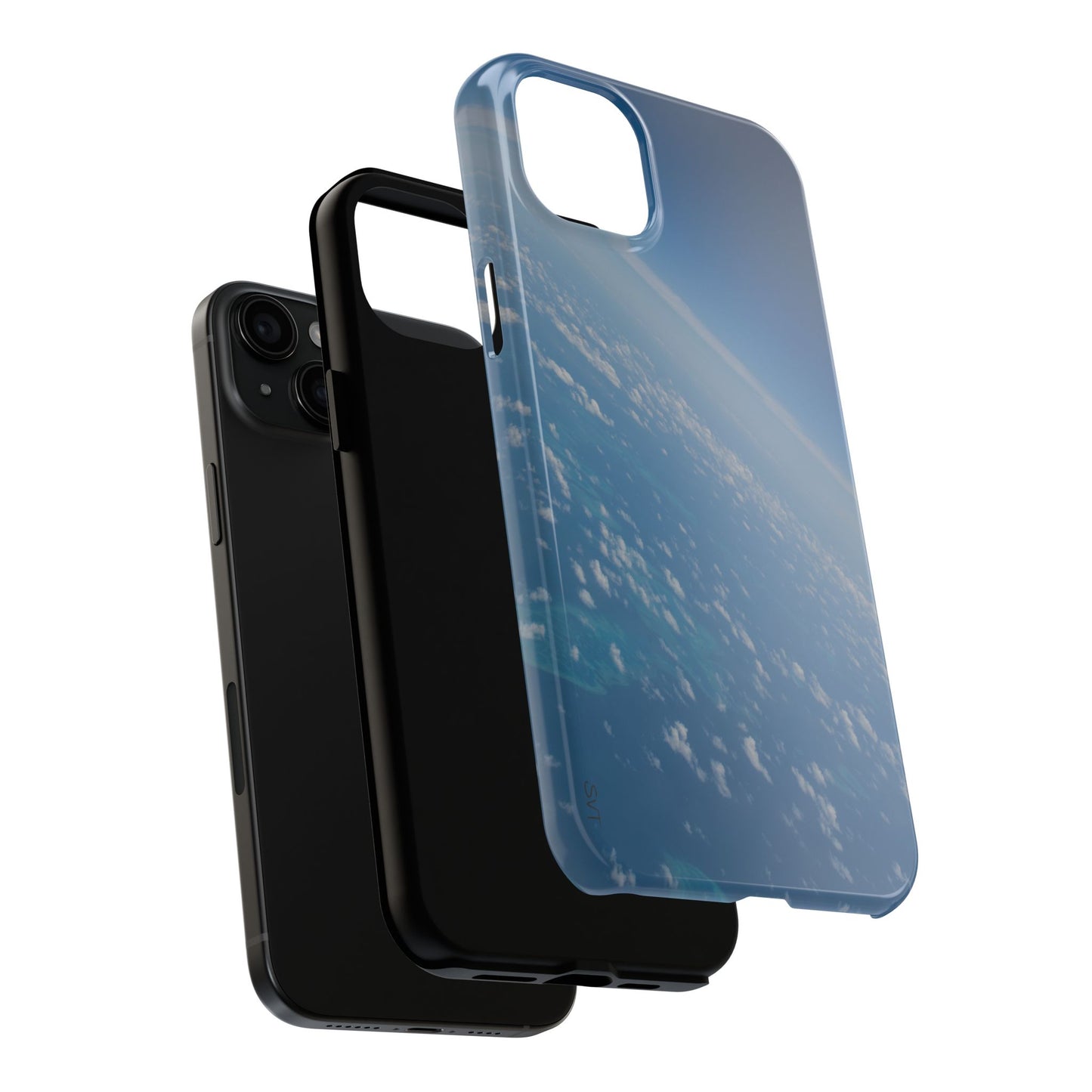 An iPhone or Samsung Tough Phone Case - SKY - iPhone 16 & 15 - Samsung Galaxy S24 - Durable, Protective Cases for Everyday Adventures, Great for Gifts, Birthdays, Holidays, Original Art Design