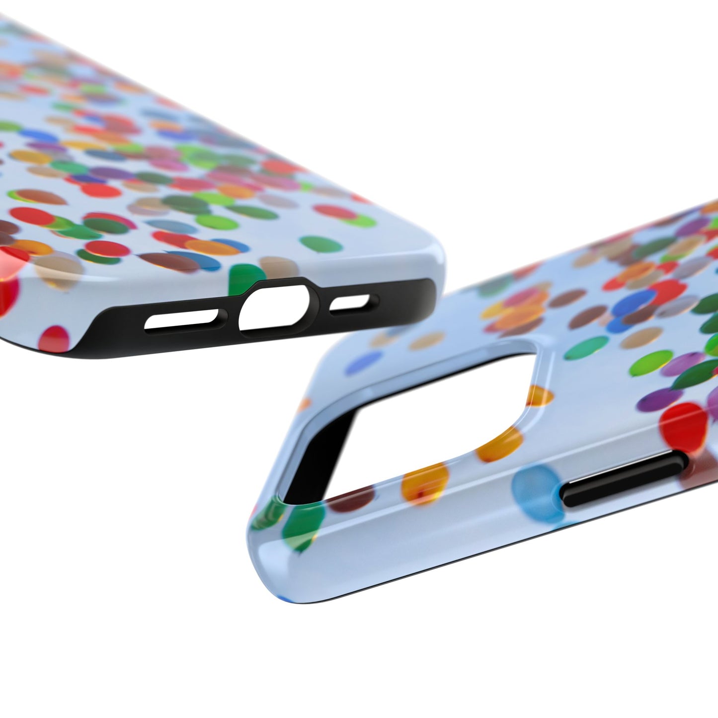 An iPhone or Samsung Tough Phone Case - BALLOONS - iPhone 16 & 15 - Samsung Galaxy S24 - Durable, Protective Cases for Everyday Adventures, Great for Gifts, Birthdays, Holidays, Original Art Design