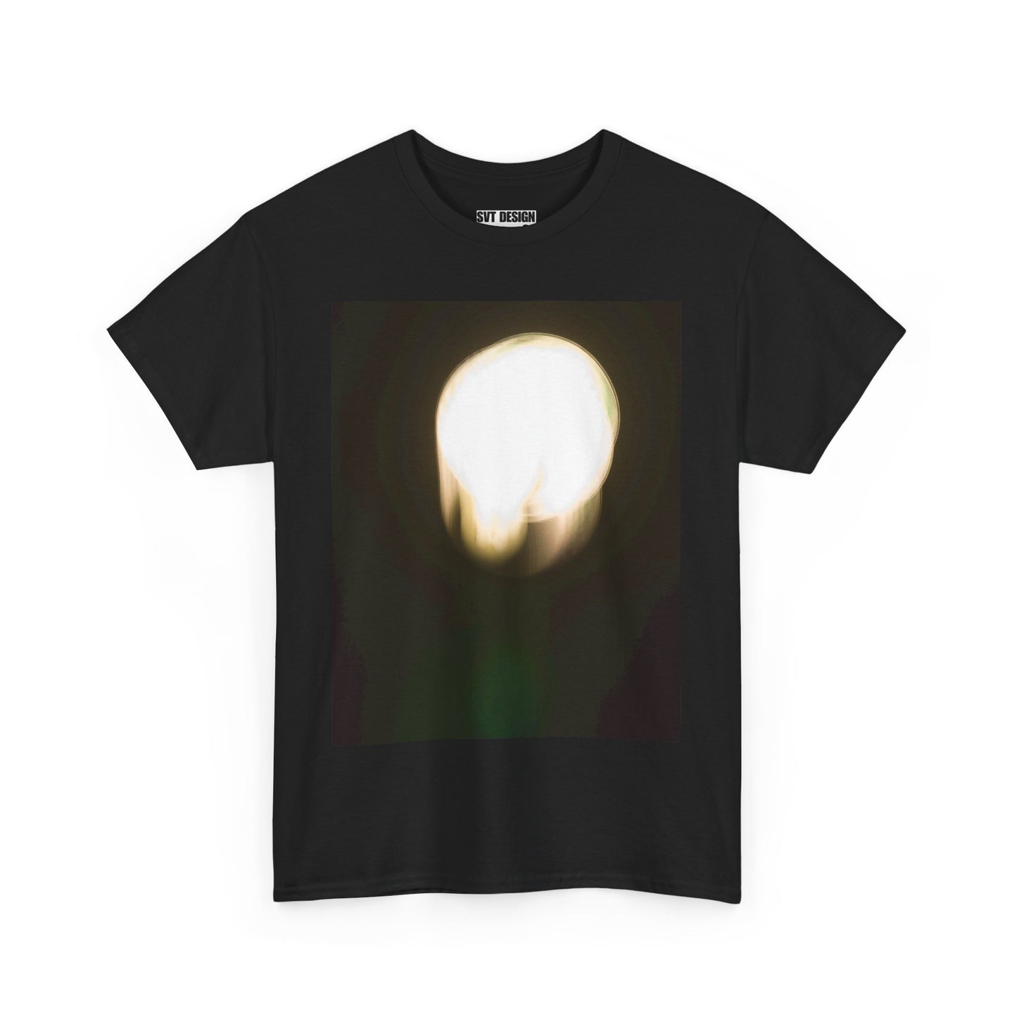 The Moon is a Lightbulb Breaking - Unisex Artistic Night Light Design T-Shirt Tee