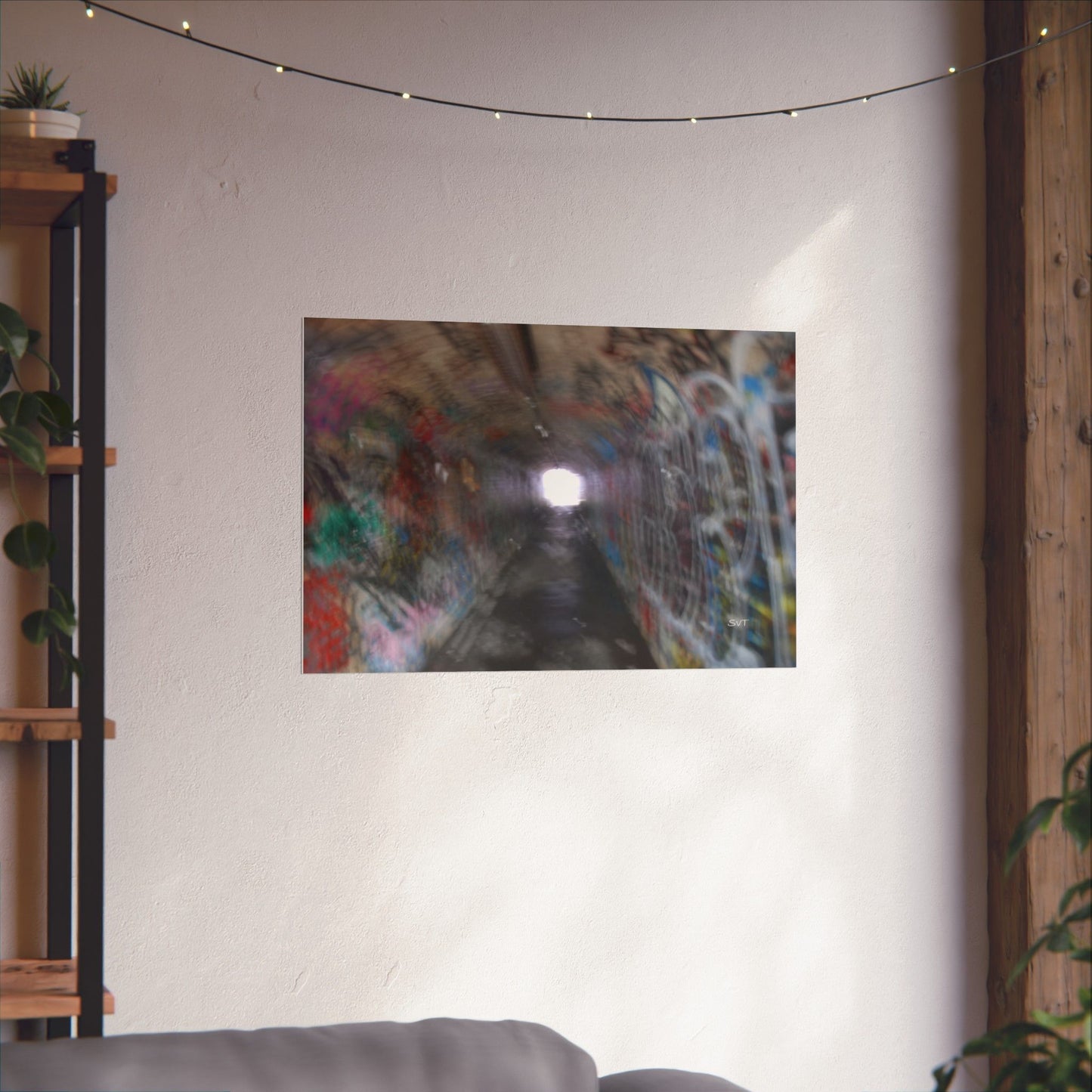 THE LIGHT AT THE END OF THE TUNNEL - Matte Poster, Wall Art, Home Decor, Seasonal Decoration, Gift for Nature Lovers, Fall Artwork