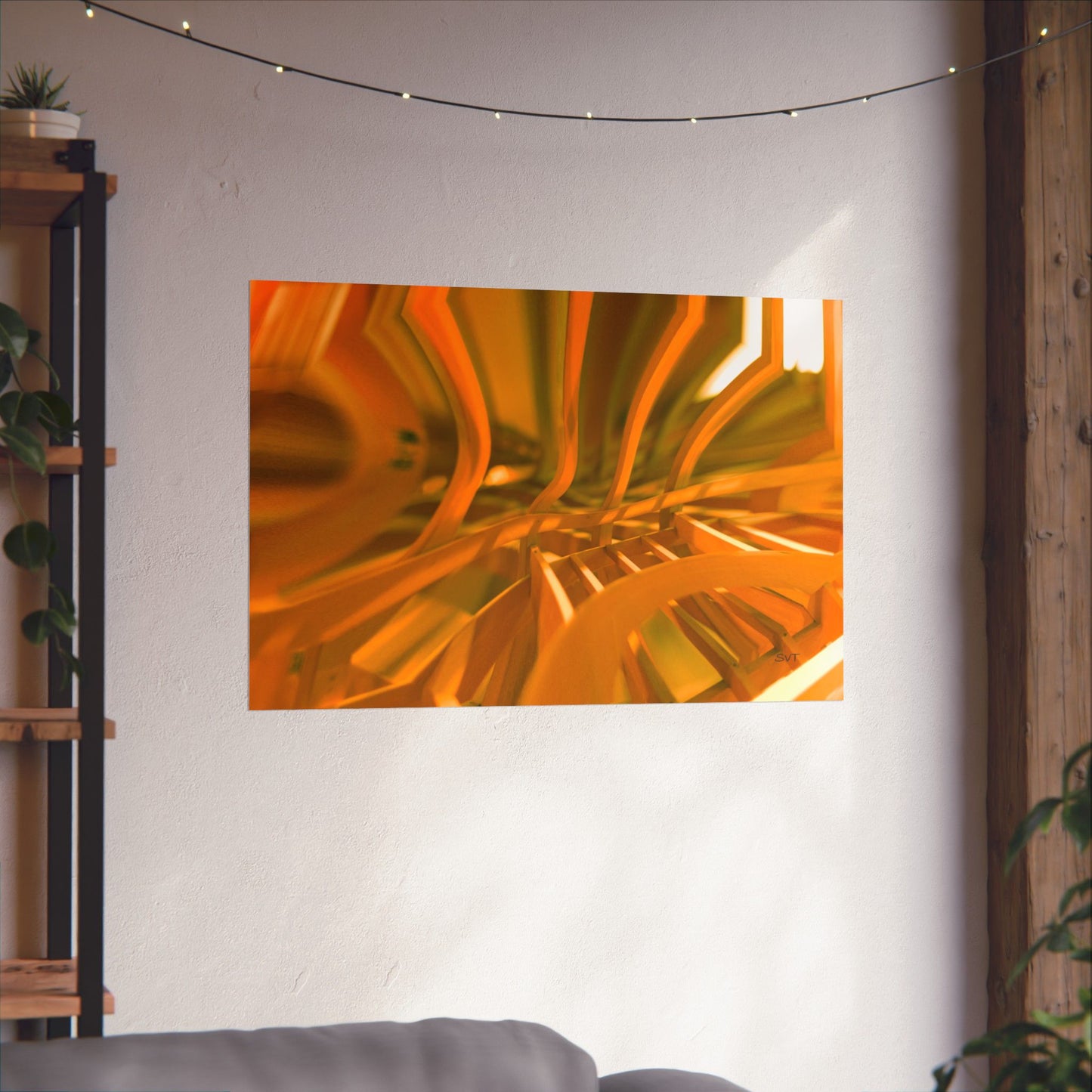 BEAMS - Matte Poster, Wall Art, Home Decor, Seasonal Decoration, Gift for Nature Lovers, Fall Artwork