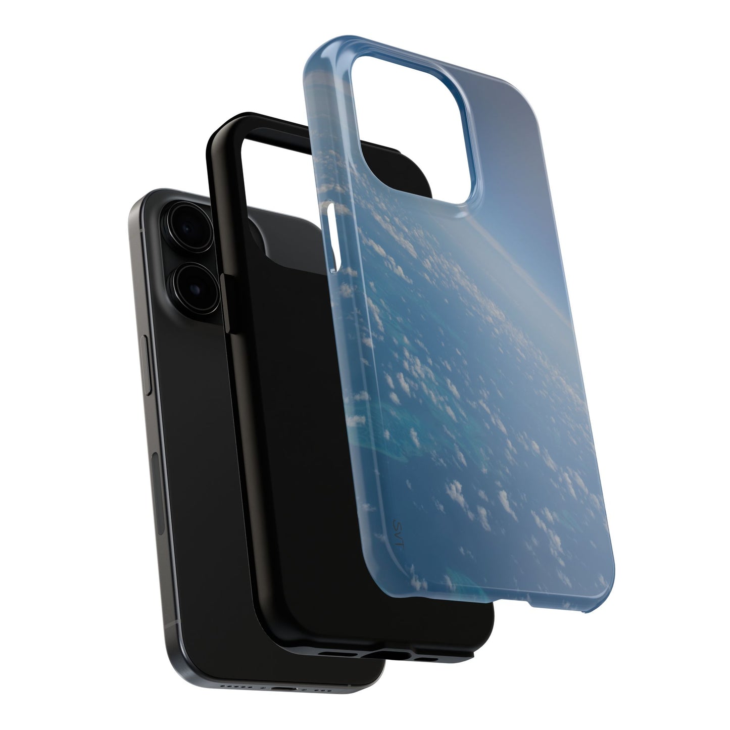 An iPhone or Samsung Tough Phone Case - SKY - iPhone 16 & 15 - Samsung Galaxy S24 - Durable, Protective Cases for Everyday Adventures, Great for Gifts, Birthdays, Holidays, Original Art Design