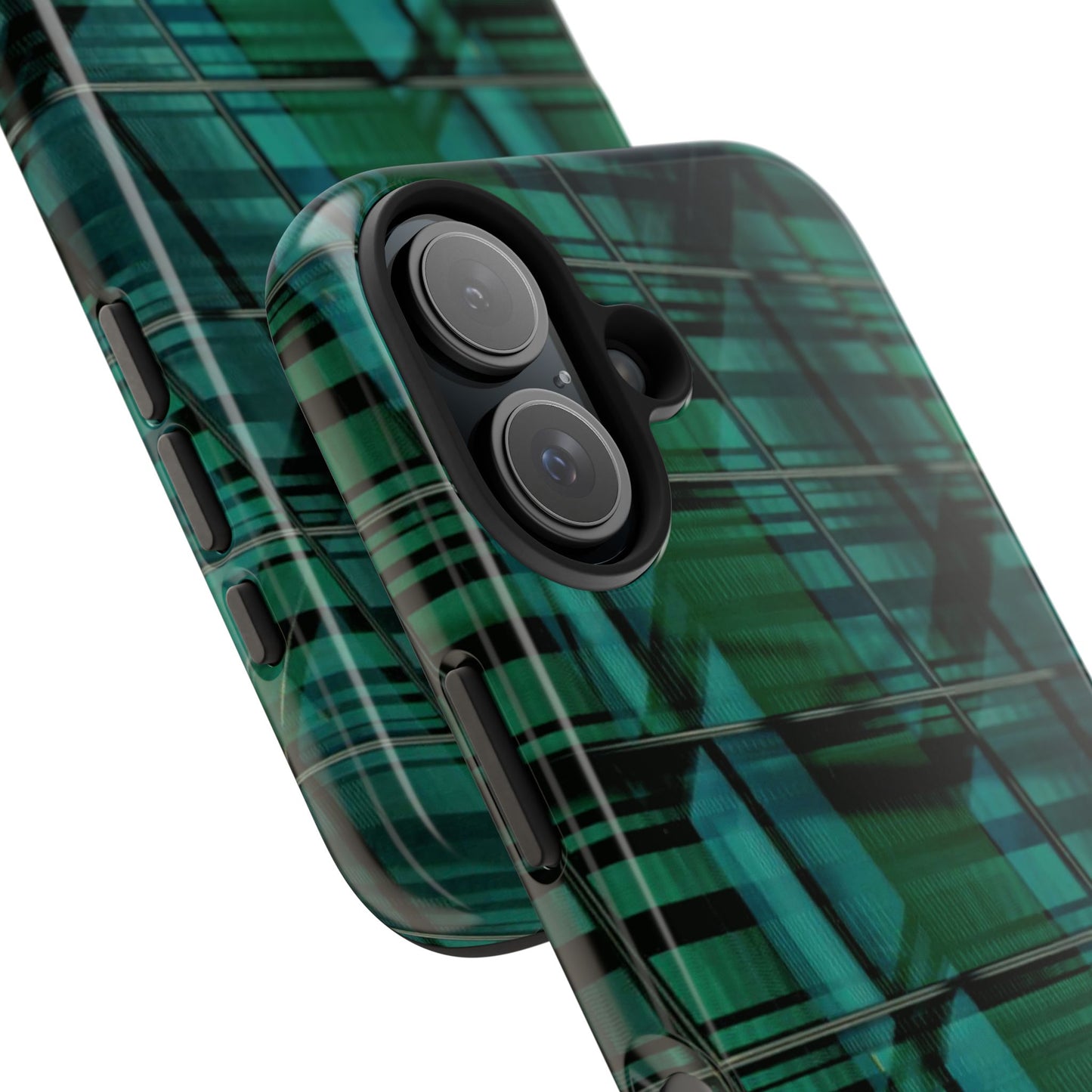 An iPhone or Samsung Tough Phone Case - GLASS - iPhone 16 & 15 - Samsung Galaxy S24 - Durable, Protective Cases for Everyday Adventures, Great for Gifts, Birthdays, Holidays, Original Art Design