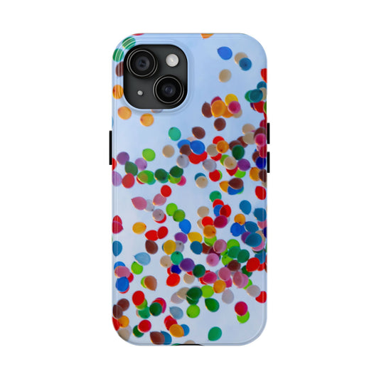 An iPhone or Samsung Tough Phone Case - BALLOONS - iPhone 16 & 15 - Samsung Galaxy S24 - Durable, Protective Cases for Everyday Adventures, Great for Gifts, Birthdays, Holidays, Original Art Design