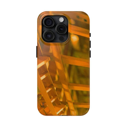 An iPhone or  Samsung Tough Phone Case - BEAMS - iPhone 16 & 15 - Samsung Galaxy S24 - Durable, Protective Cases for Everyday Adventures, Great for Gifts, Birthdays, Holidays, Original Art Design