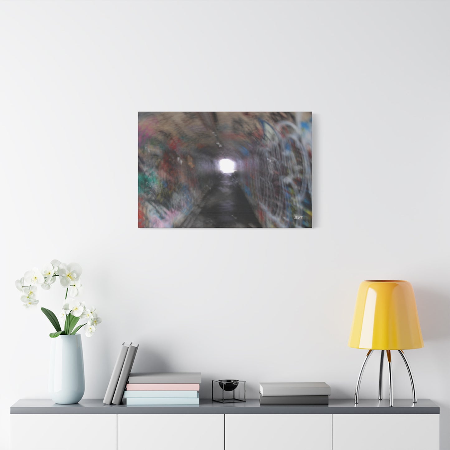 THE LIGHT AT THE END OF THE TUNNEL - Matte Canvas, Stretched, 1.25"