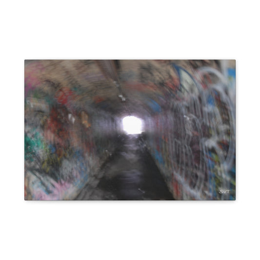 THE LIGHT AT THE END OF THE TUNNEL - Matte Canvas, Stretched, 1.25"