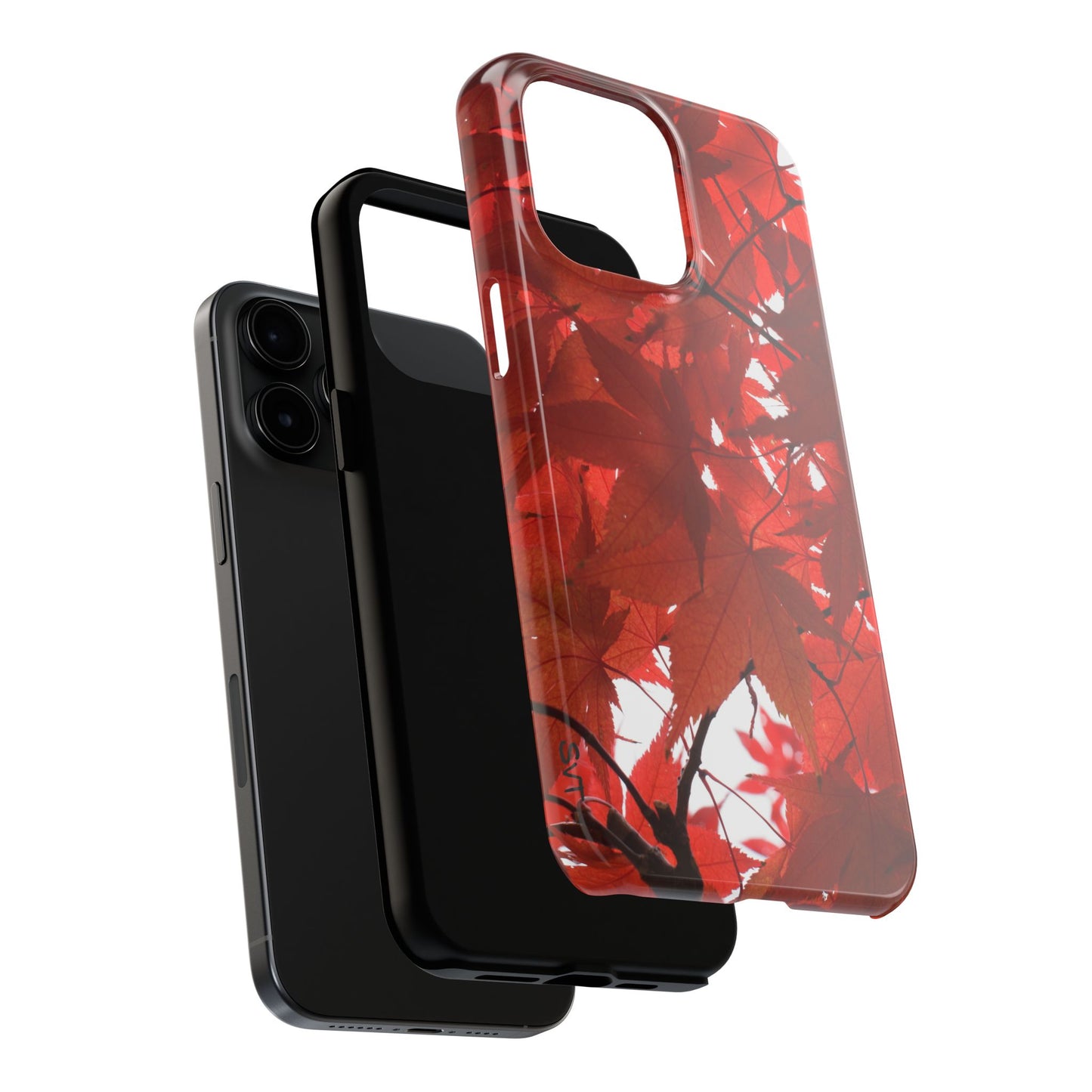 An iPhone or Samsung Tough Phone Case - FALL FOLIAGE - iPhone 16 & 15 - Samsung Galaxy S24 - Durable, Protective Cases for Everyday Adventures, Great for Gifts, Birthdays, Holidays, Original Art Design