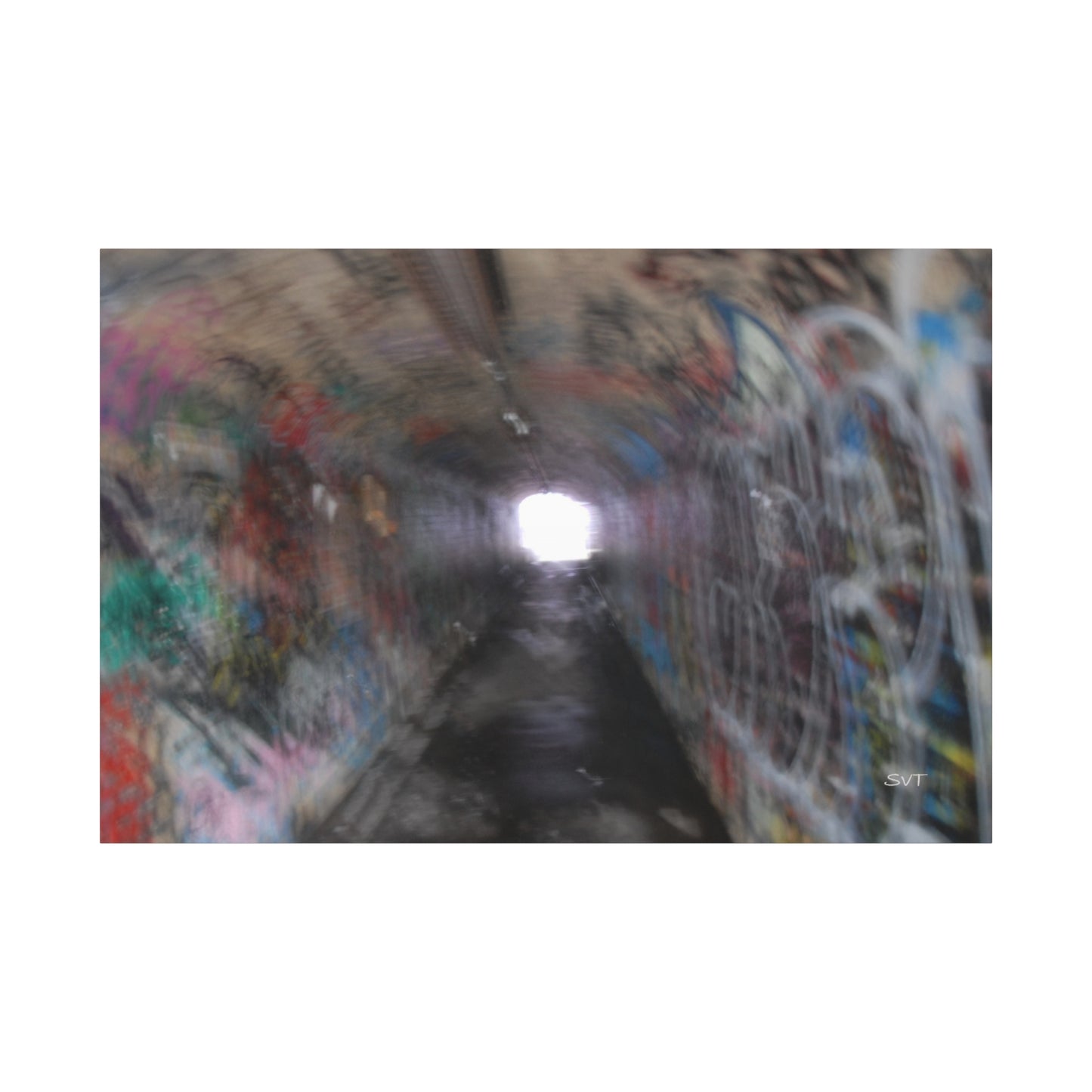 THE LIGHT AT THE END OF THE TUNNEL - Matte Canvas, Stretched, 1.25"