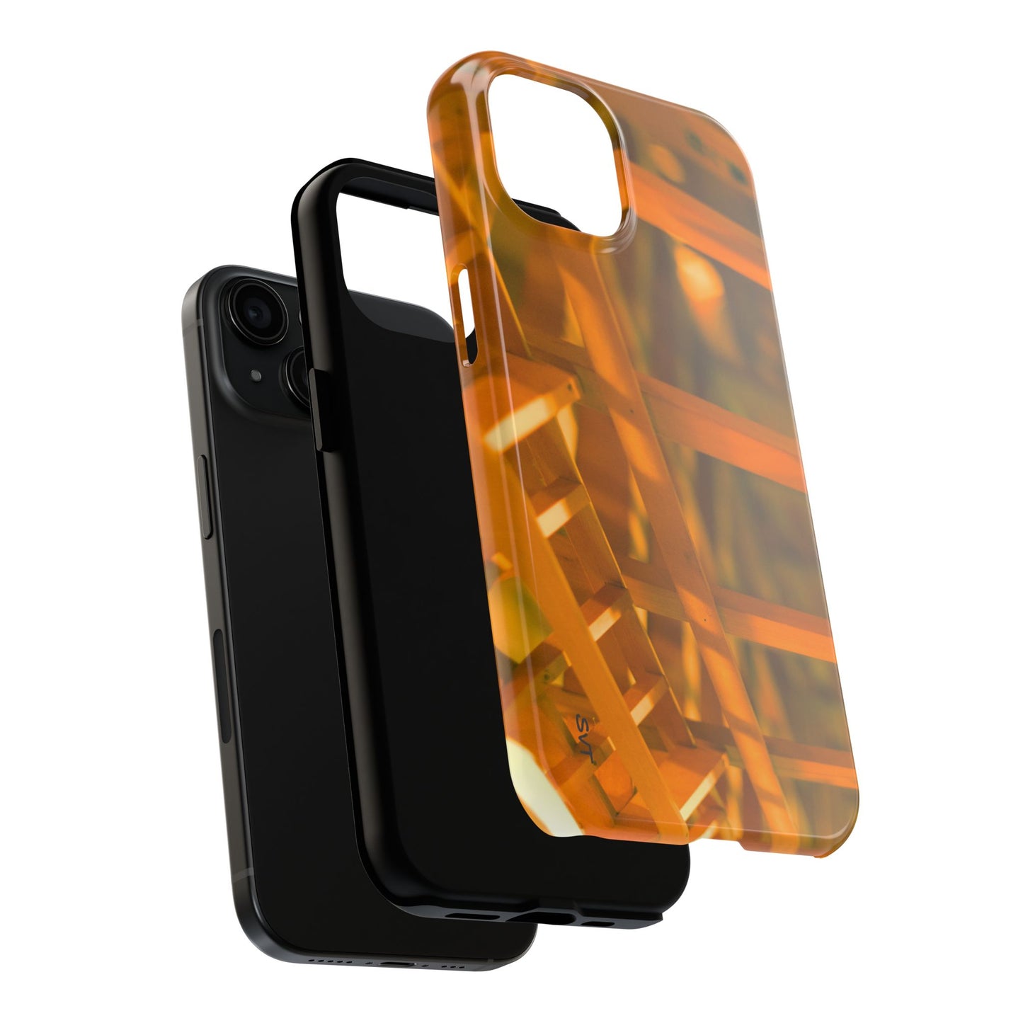 An iPhone or  Samsung Tough Phone Case - BEAMS - iPhone 16 & 15 - Samsung Galaxy S24 - Durable, Protective Cases for Everyday Adventures, Great for Gifts, Birthdays, Holidays, Original Art Design