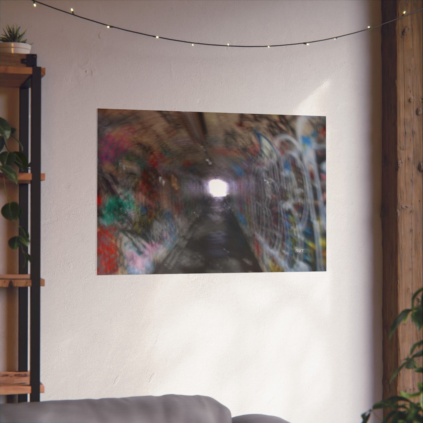 THE LIGHT AT THE END OF THE TUNNEL - Matte Poster, Wall Art, Home Decor, Seasonal Decoration, Gift for Nature Lovers, Fall Artwork