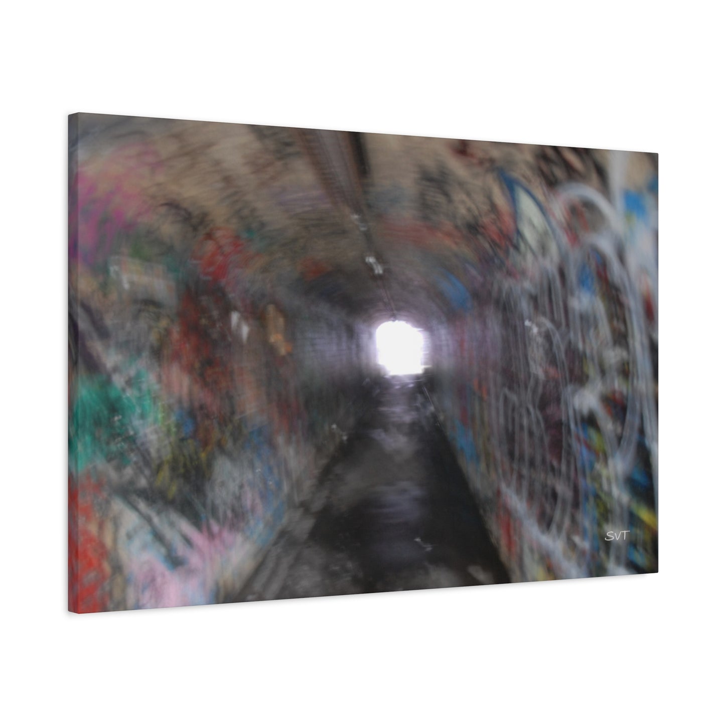 THE LIGHT AT THE END OF THE TUNNEL - Matte Canvas, Stretched, 1.25"