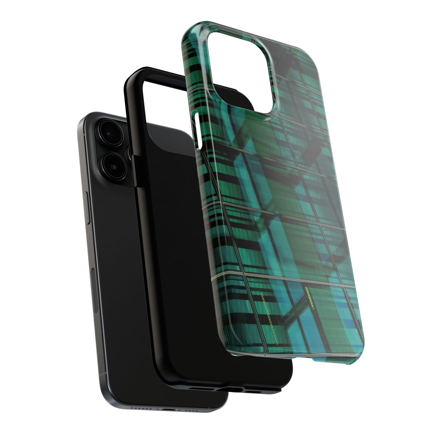 An iPhone or Samsung Tough Phone Case - GLASS - iPhone 16 & 15 - Samsung Galaxy S24 - Durable, Protective Cases for Everyday Adventures, Great for Gifts, Birthdays, Holidays, Original Art Design