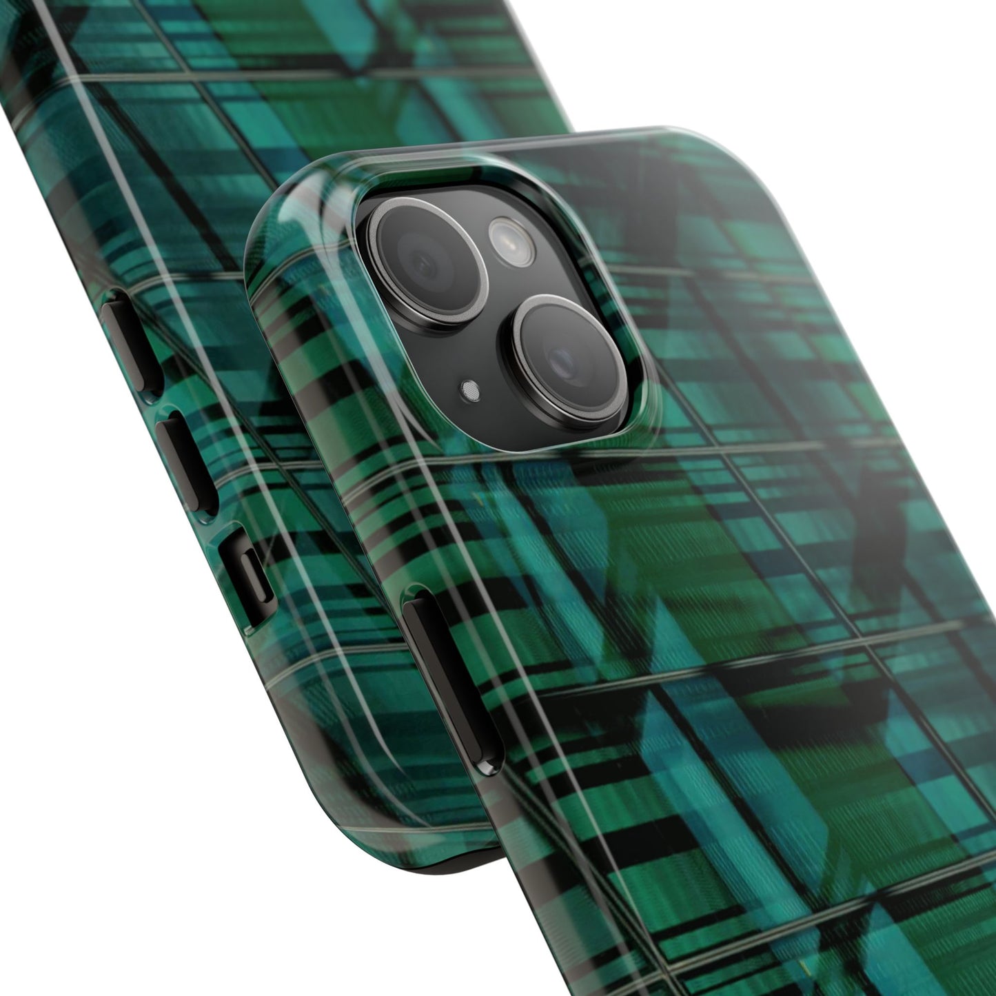 An iPhone or Samsung Tough Phone Case - GLASS - iPhone 16 & 15 - Samsung Galaxy S24 - Durable, Protective Cases for Everyday Adventures, Great for Gifts, Birthdays, Holidays, Original Art Design