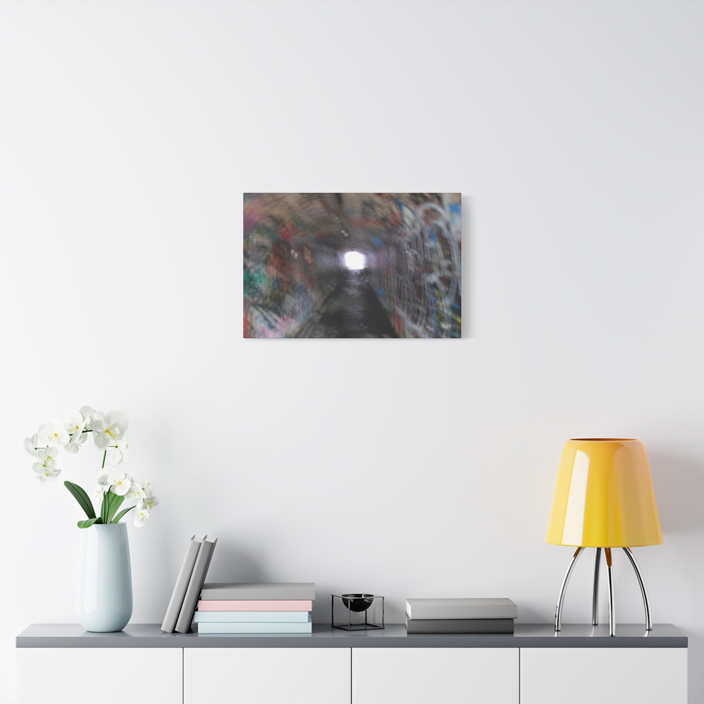 THE LIGHT AT THE END OF THE TUNNEL - Matte Canvas, Stretched, 1.25"