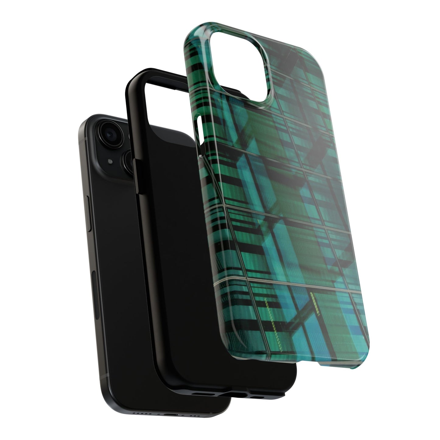 An iPhone or Samsung Tough Phone Case - GLASS - iPhone 16 & 15 - Samsung Galaxy S24 - Durable, Protective Cases for Everyday Adventures, Great for Gifts, Birthdays, Holidays, Original Art Design
