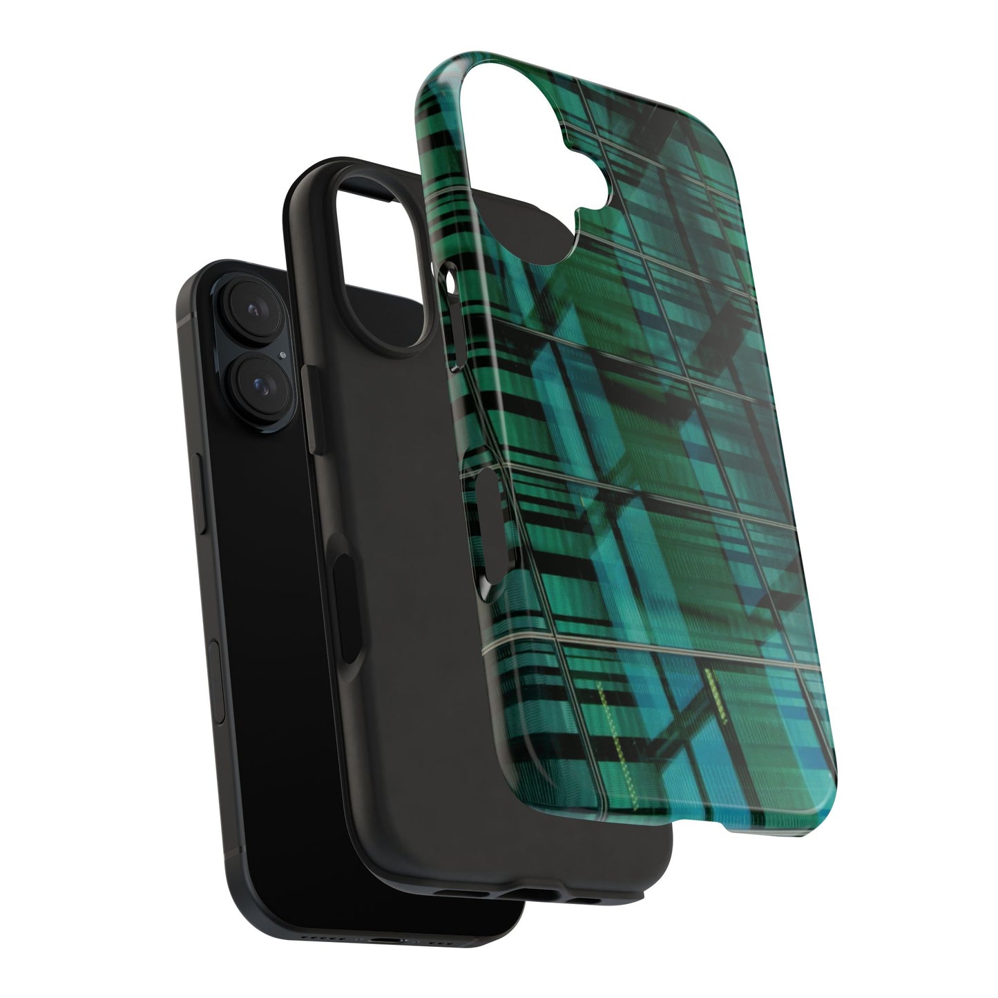 An iPhone or Samsung Tough Phone Case - GLASS - iPhone 16 & 15 - Samsung Galaxy S24 - Durable, Protective Cases for Everyday Adventures, Great for Gifts, Birthdays, Holidays, Original Art Design