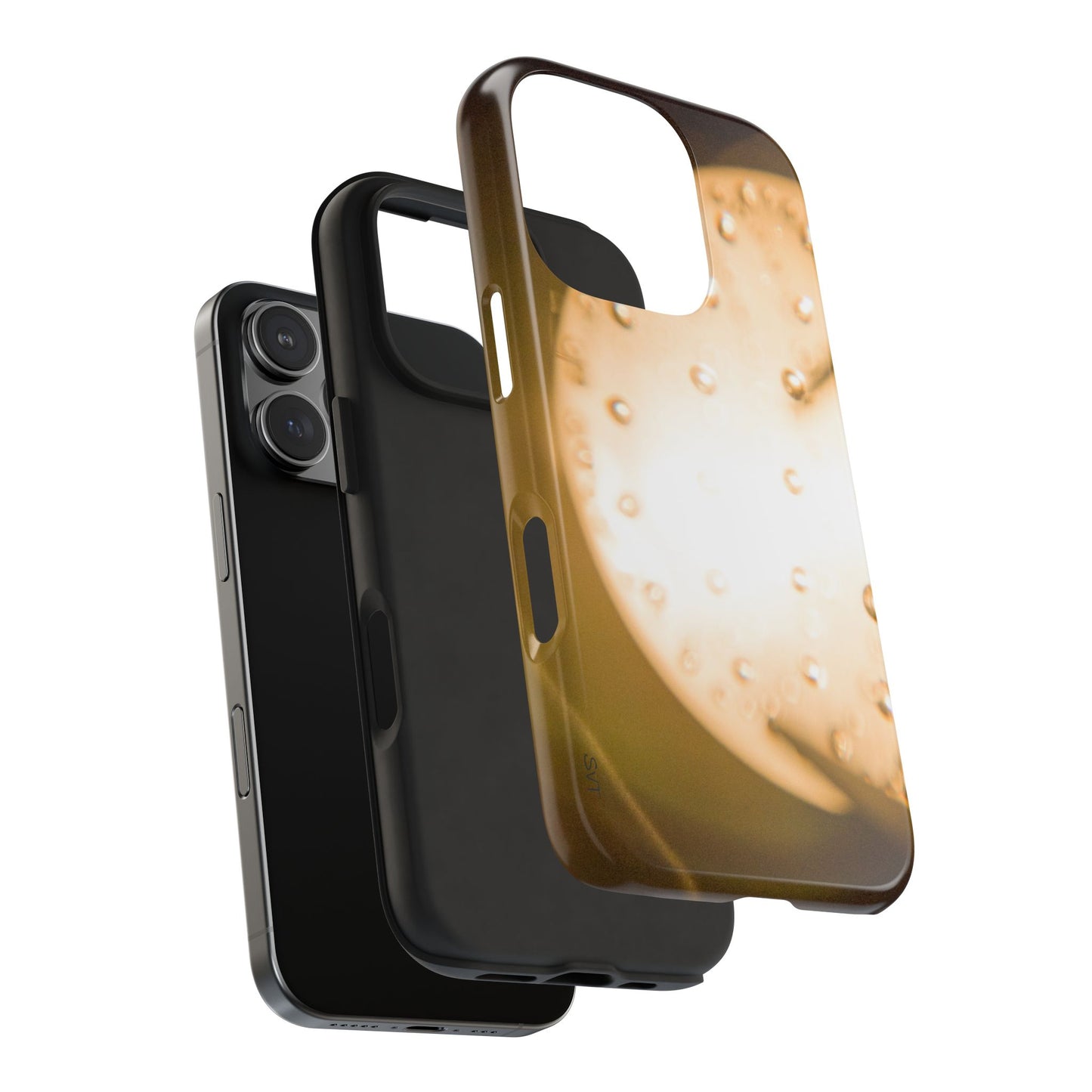 An iPhone or  Samsung Tough Phone Case - SUN GLOBE - iPhone 16 & 15 - Samsung Galaxy S24 - Durable, Protective Cases for Everyday Adventures, Great for Gifts, Birthdays, Holidays, Original Art Design