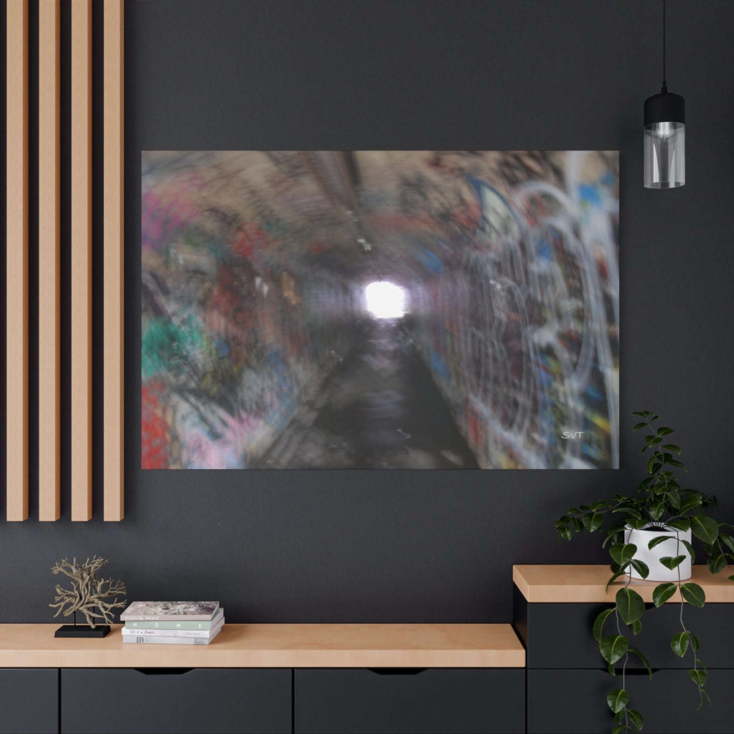 THE LIGHT AT THE END OF THE TUNNEL - Matte Canvas, Stretched, 1.25"
