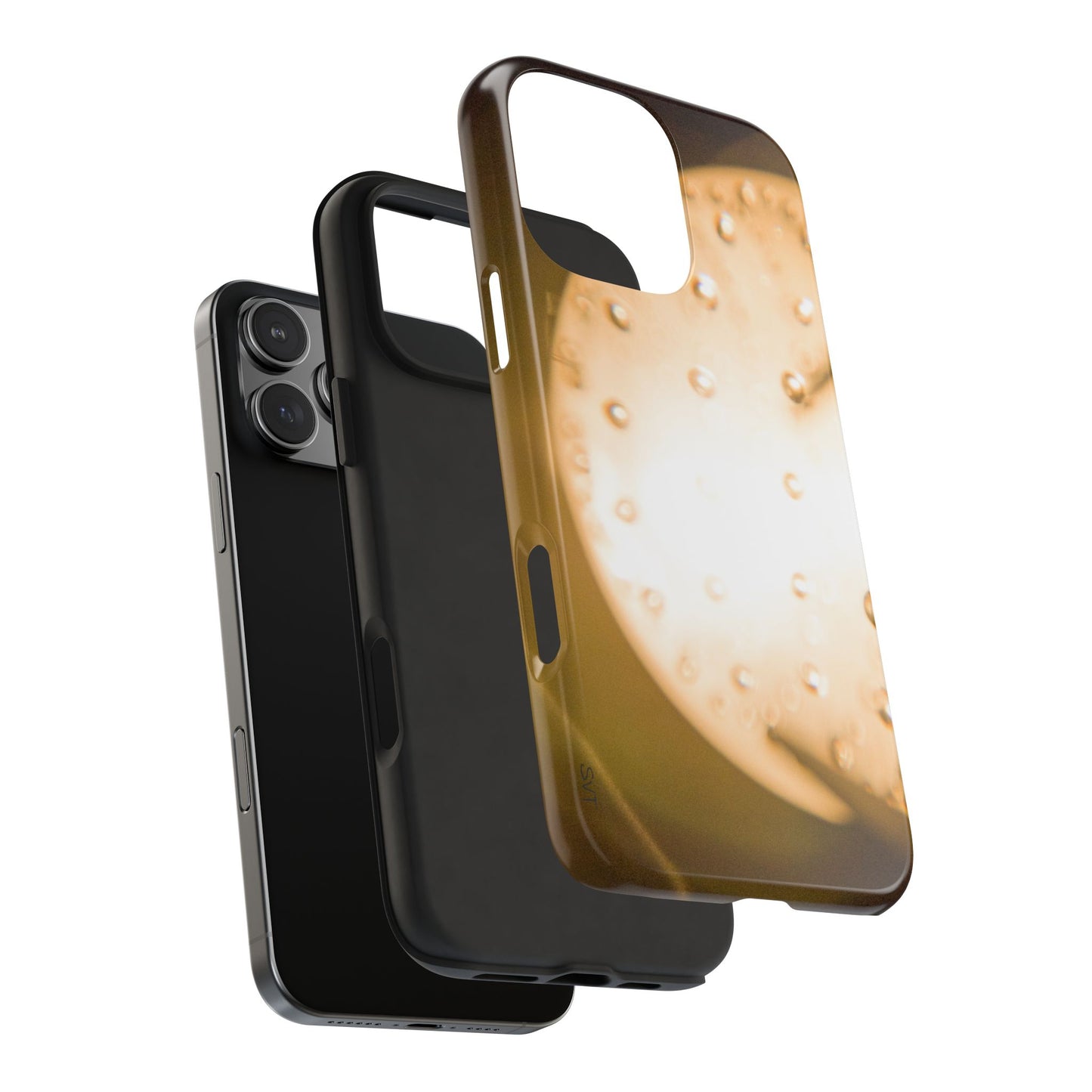 An iPhone or  Samsung Tough Phone Case - SUN GLOBE - iPhone 16 & 15 - Samsung Galaxy S24 - Durable, Protective Cases for Everyday Adventures, Great for Gifts, Birthdays, Holidays, Original Art Design
